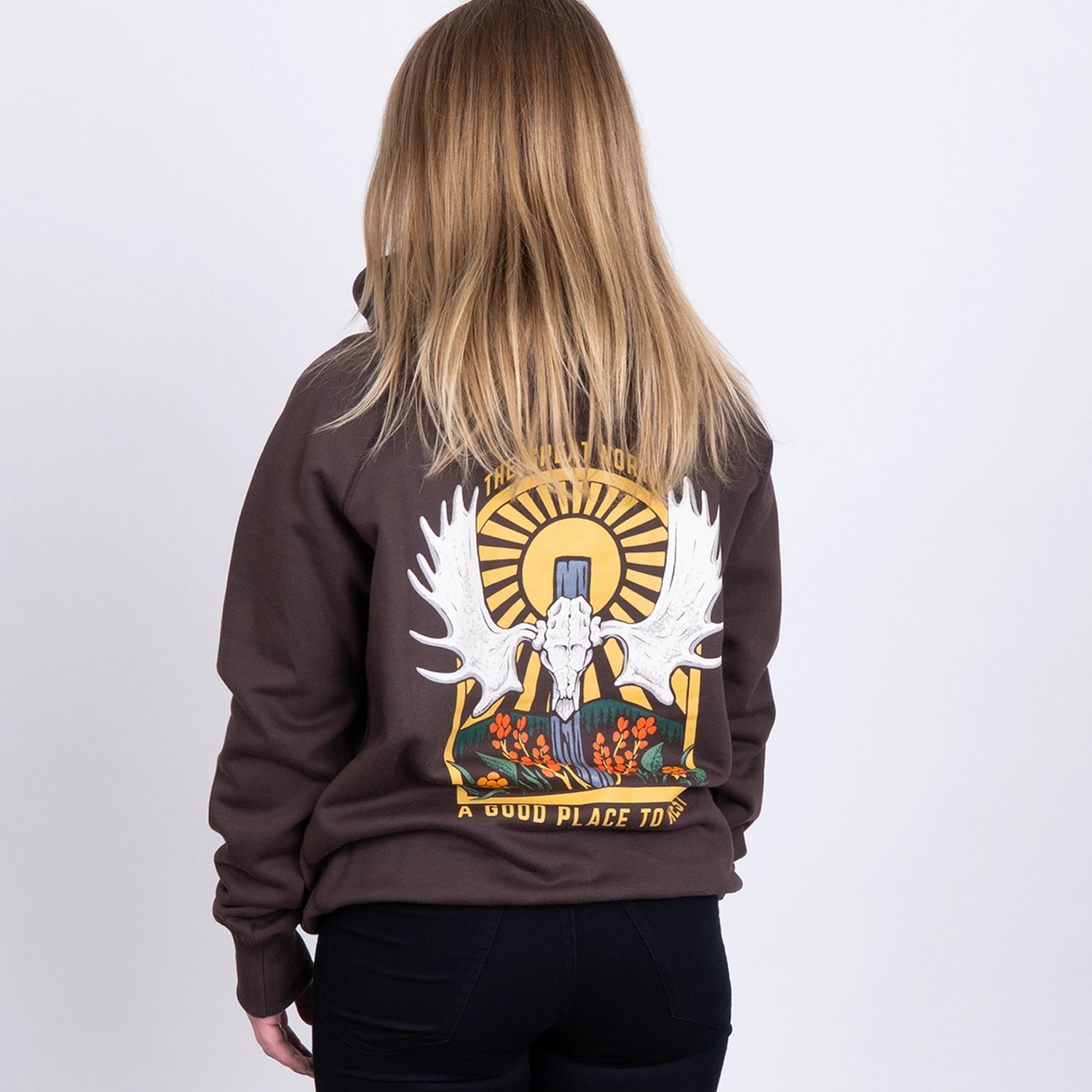 ÄLGHORN HOODIE - JAVA BROWN