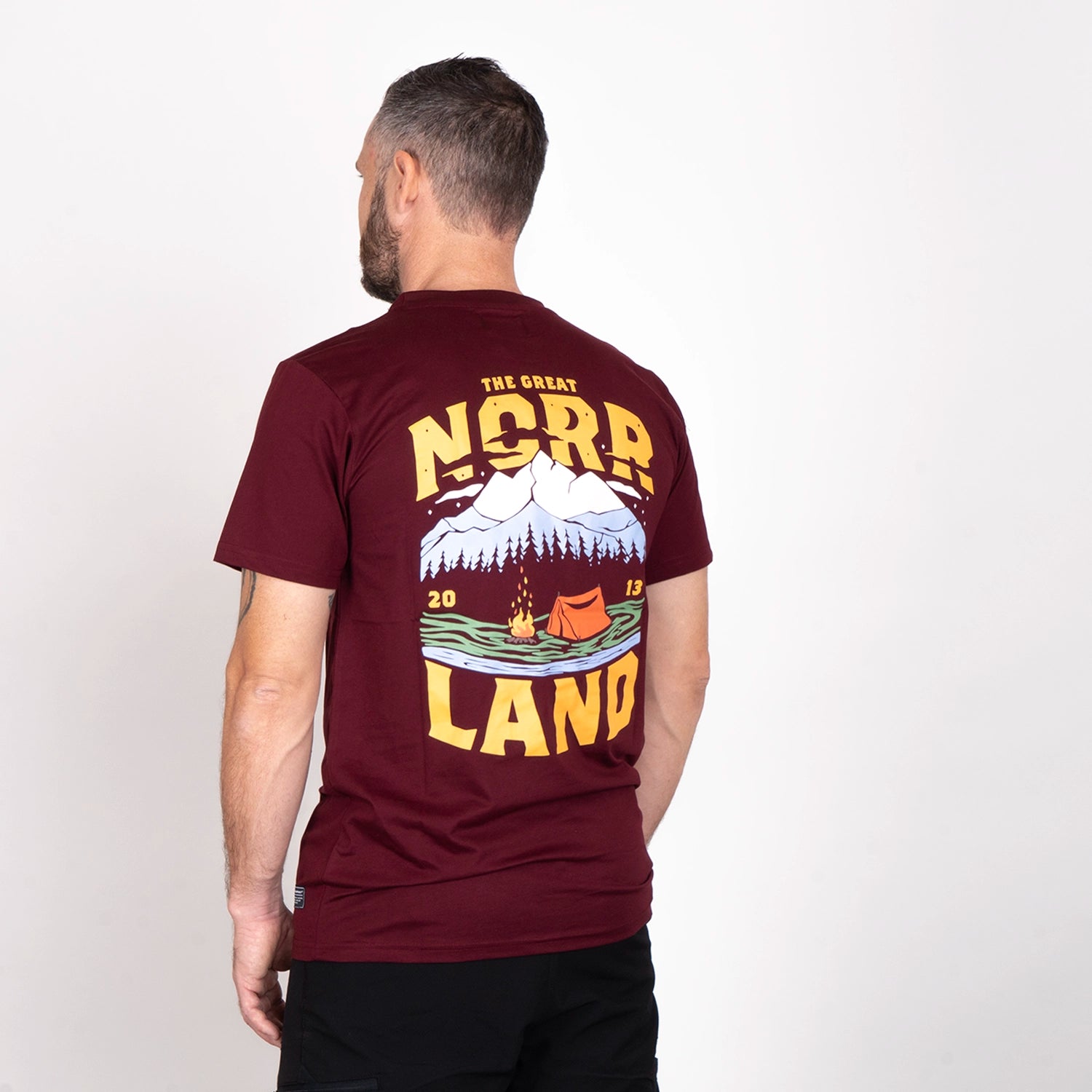 CAMPSITE T-SHIRT - PORT WINE