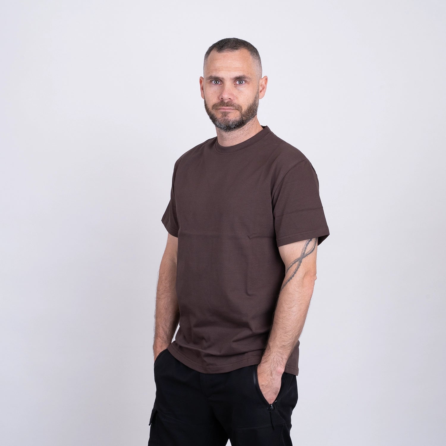 CB MINI T-SHIRT - JAVA BROWN