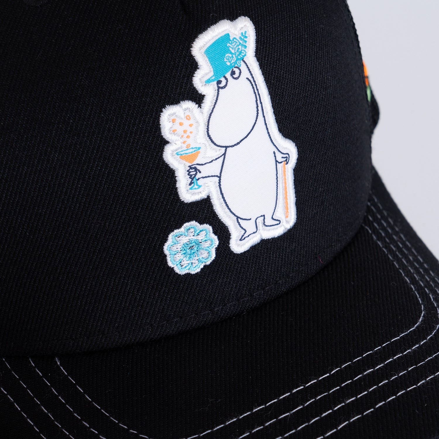 CHEERS MUMIN KIDS TRUCKER CAP - BLACK