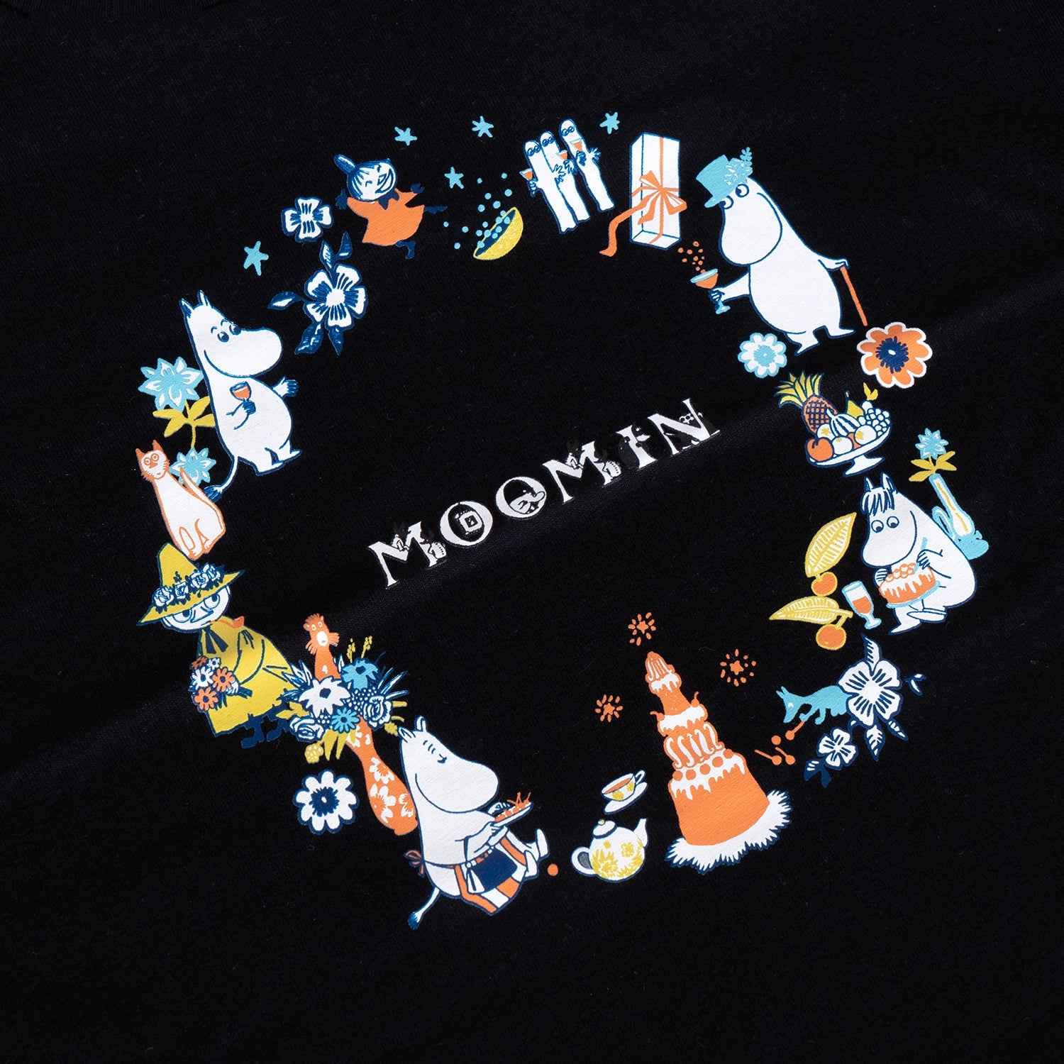 MUMIN CIRCLE KIDS LONGSLEEVE - BLACK