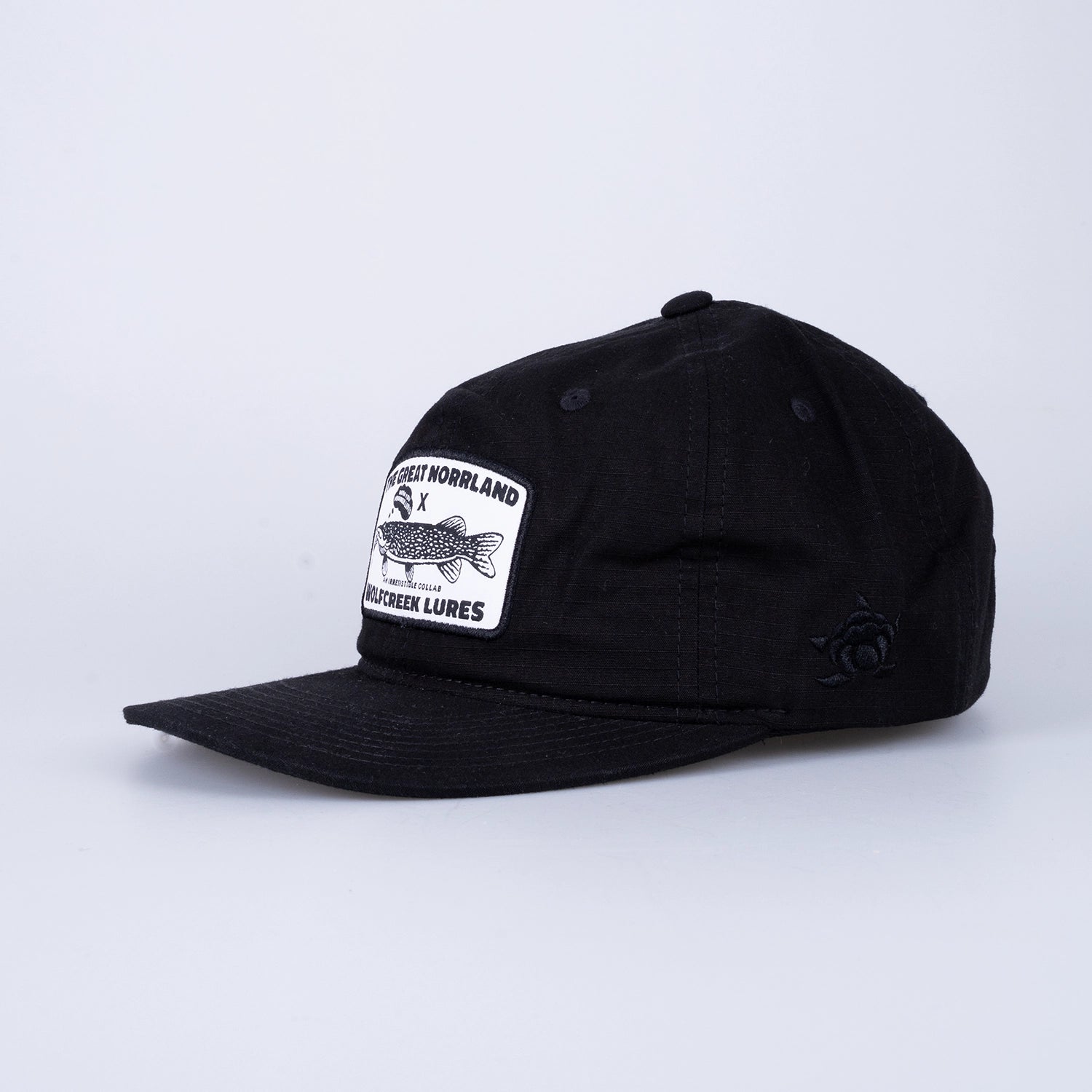 COLLAB 6-PANEL KEPS - BLACK