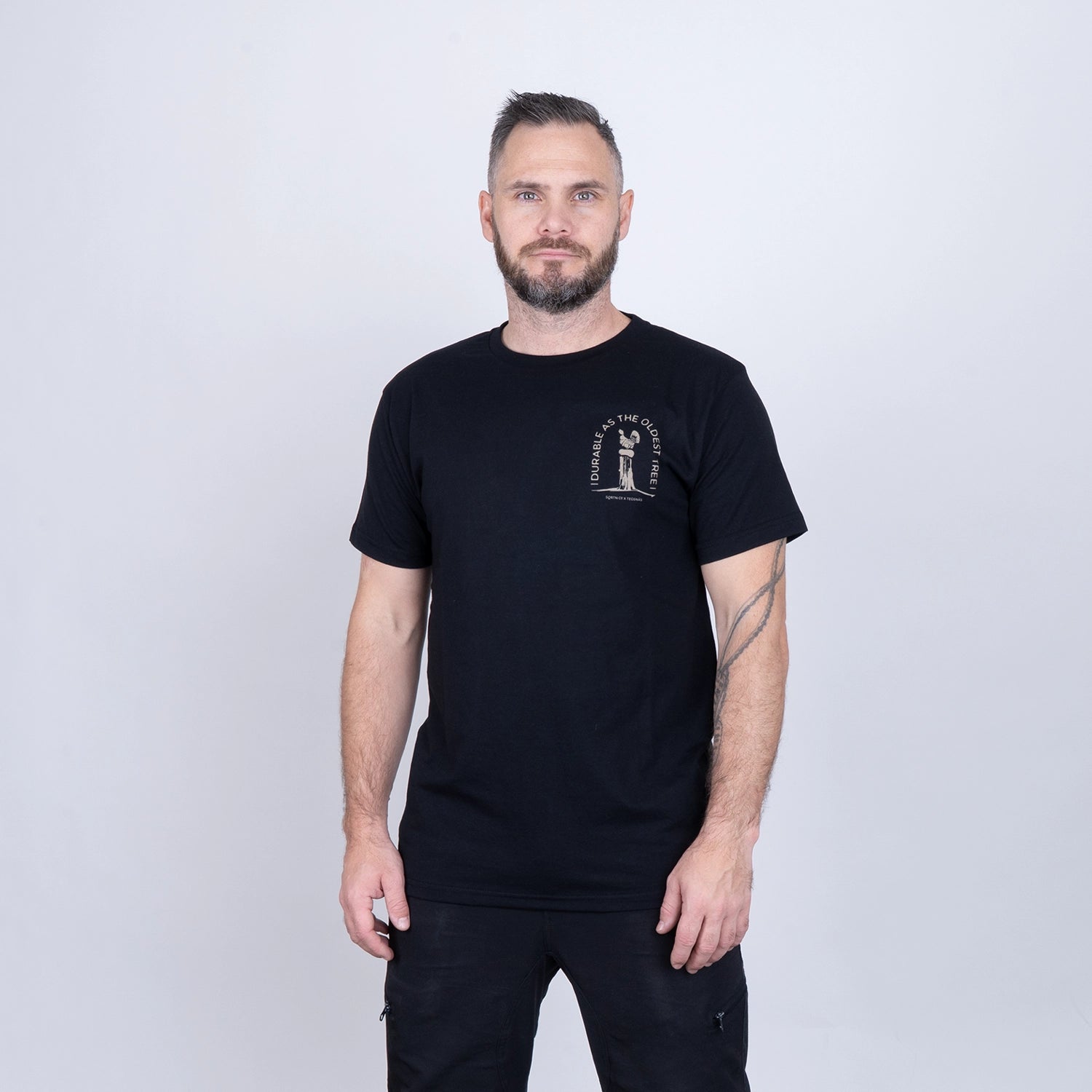 DURABLE T-SHIRT - TEGSNÄS BLACK