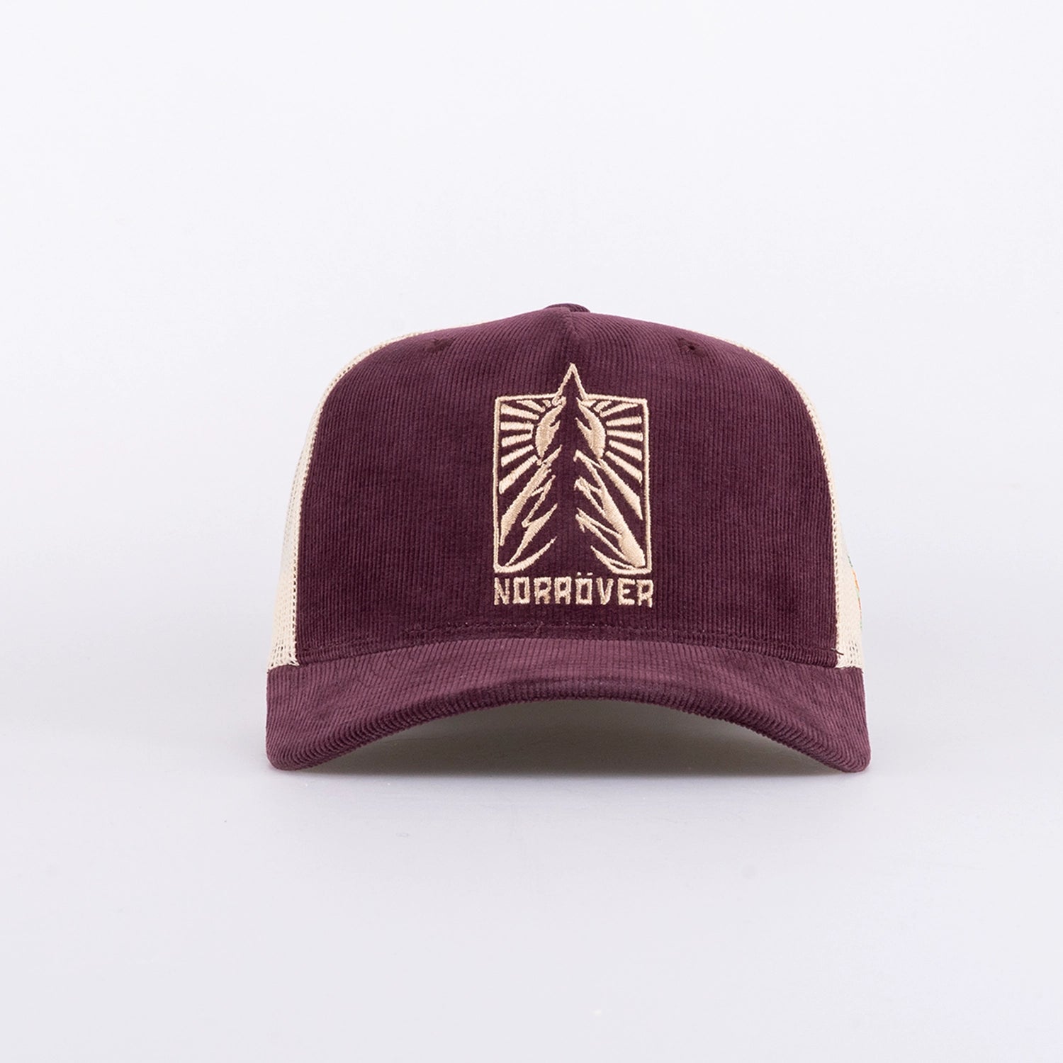 GRANEN TRUCKER KEPS - BURGUNDY CORDUROY