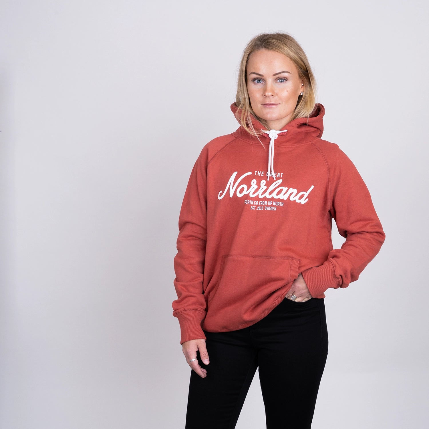 GREAT NORRLAND HOODIE - CINNABAR