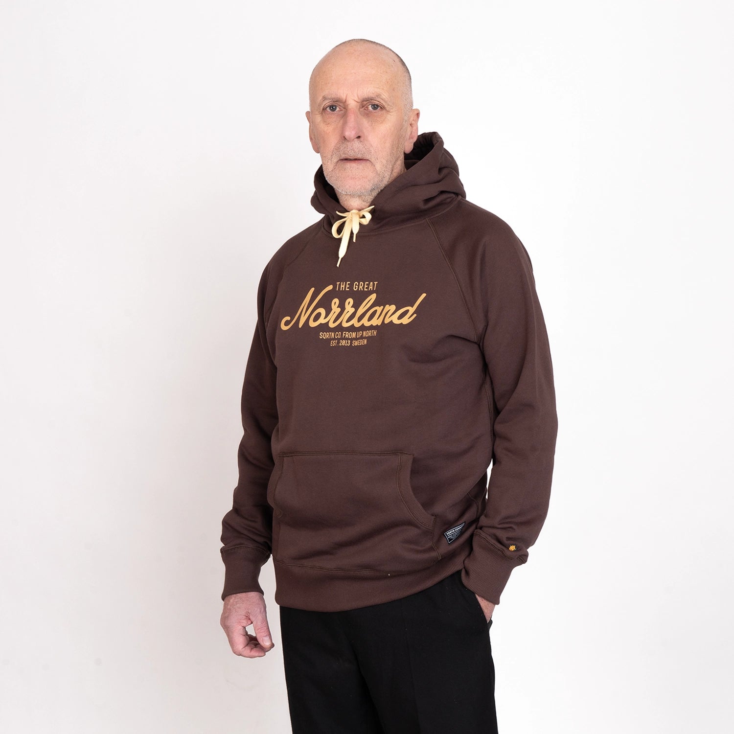 GREAT NORRLAND HOODIE - COFFEE BROWN