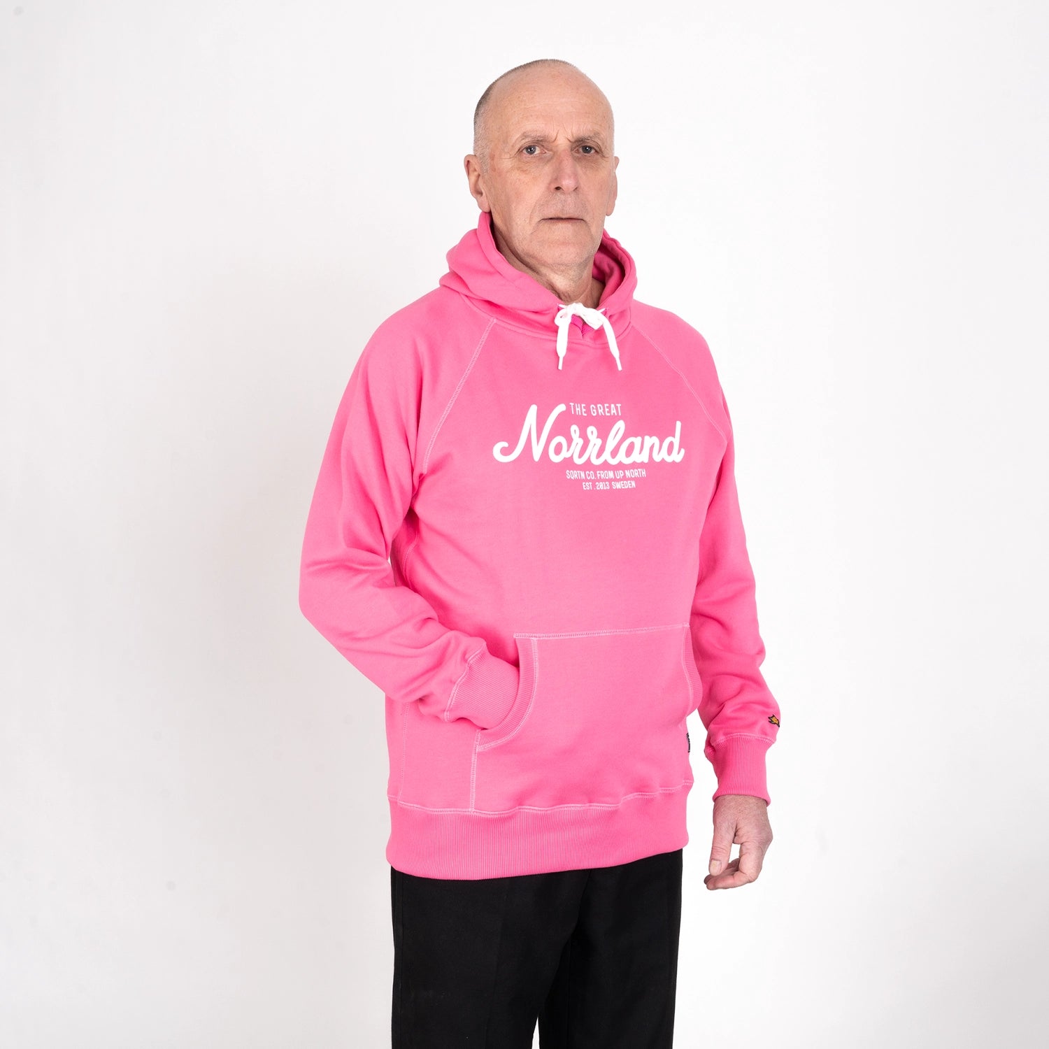 GREAT NORRLAND HOODIE - HOT PINK