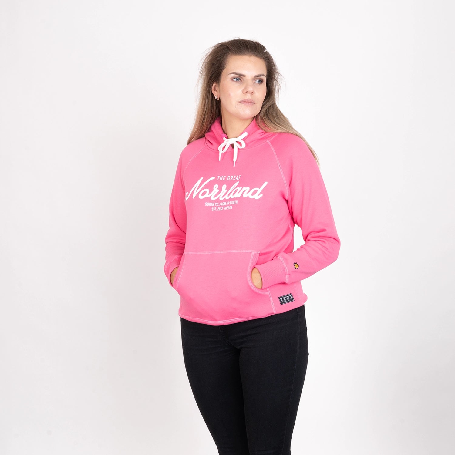 GREAT NORRLAND HOODIE - HOT PINK