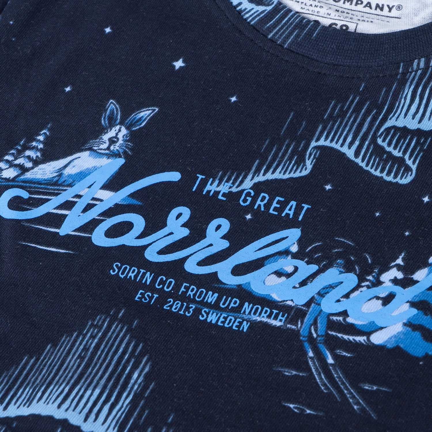 GREAT NORRLAND KIDS LONGSLEEVE - VINTERNATT BLACK