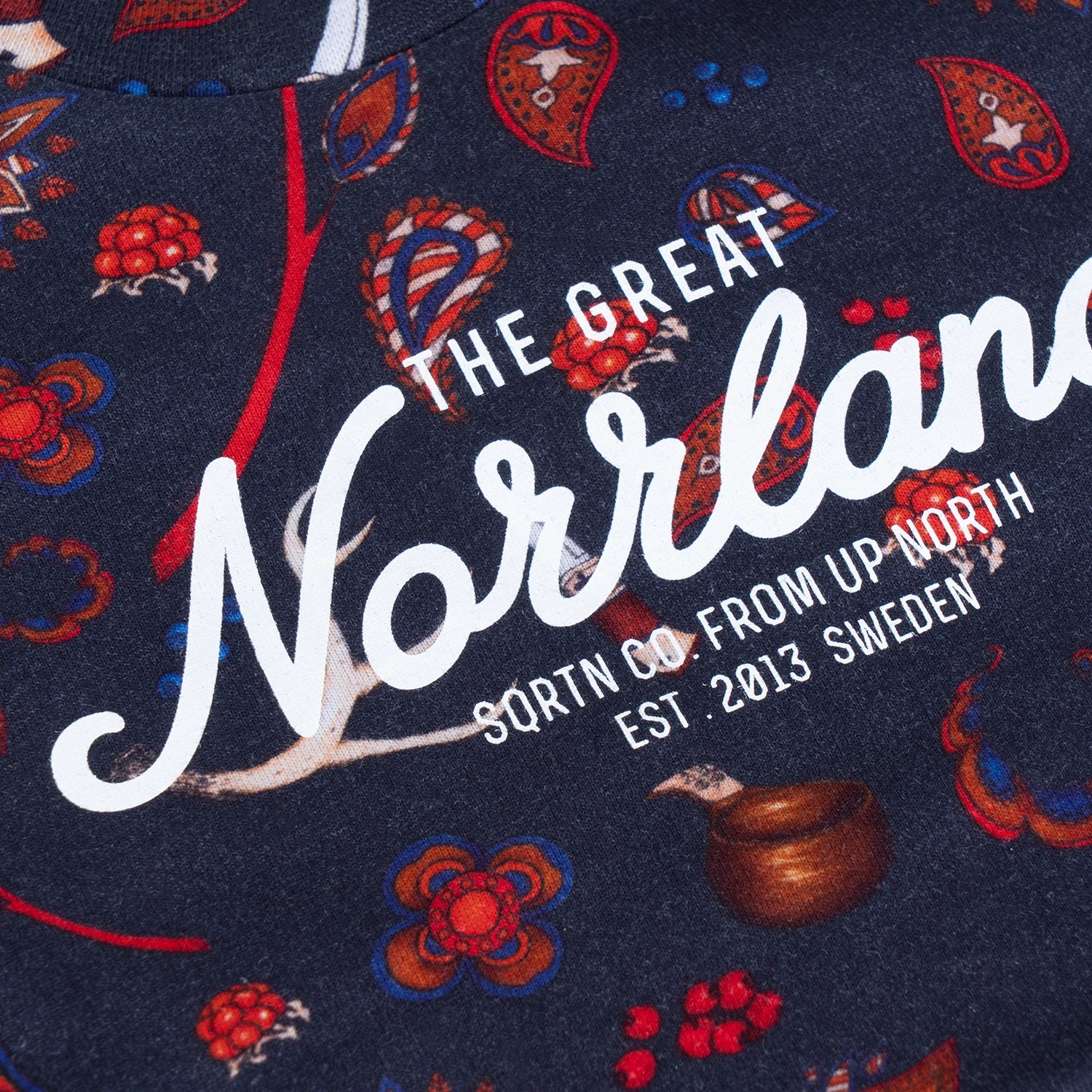 GREAT NORRLAND KIDS T-SHIRT - SAPMI NAVY