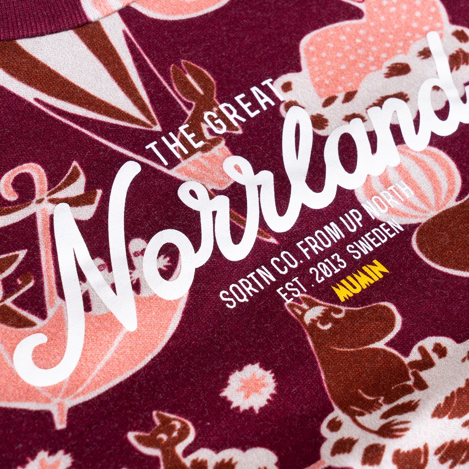 GREAT NORRLAND KIDS LONGSLEEVE - MUMIN BURGUNDY