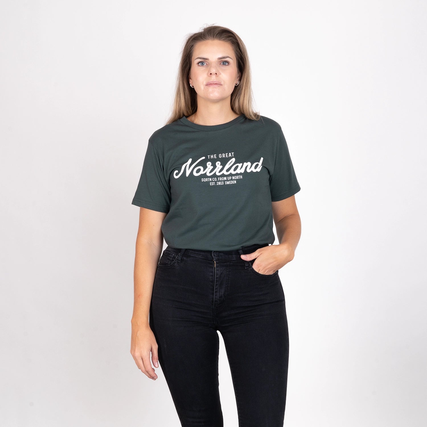 GREAT NORRLAND T-SHIRT - DARK OLIVE