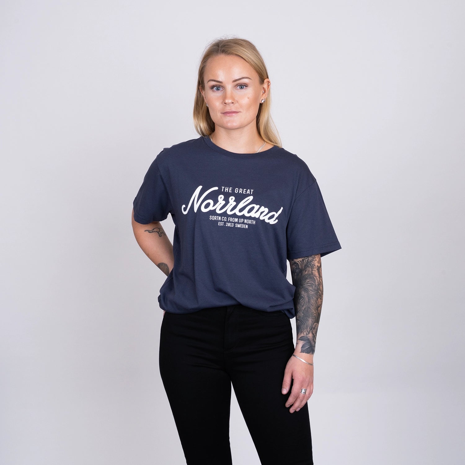 GREAT NORRLAND T-SHIRT - BARITONE BLUE