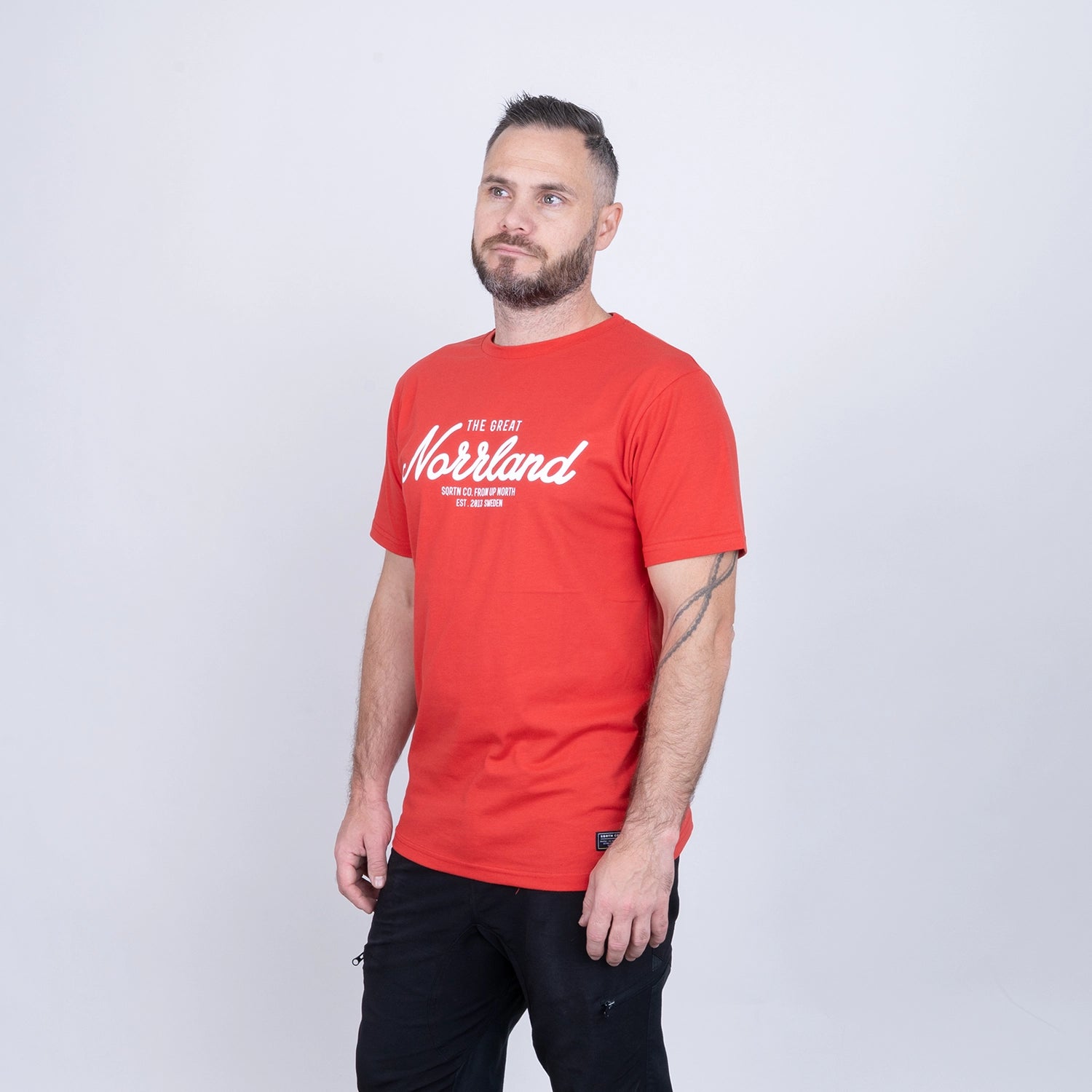 GREAT NORRLAND T-SHIRT - COBALT RED