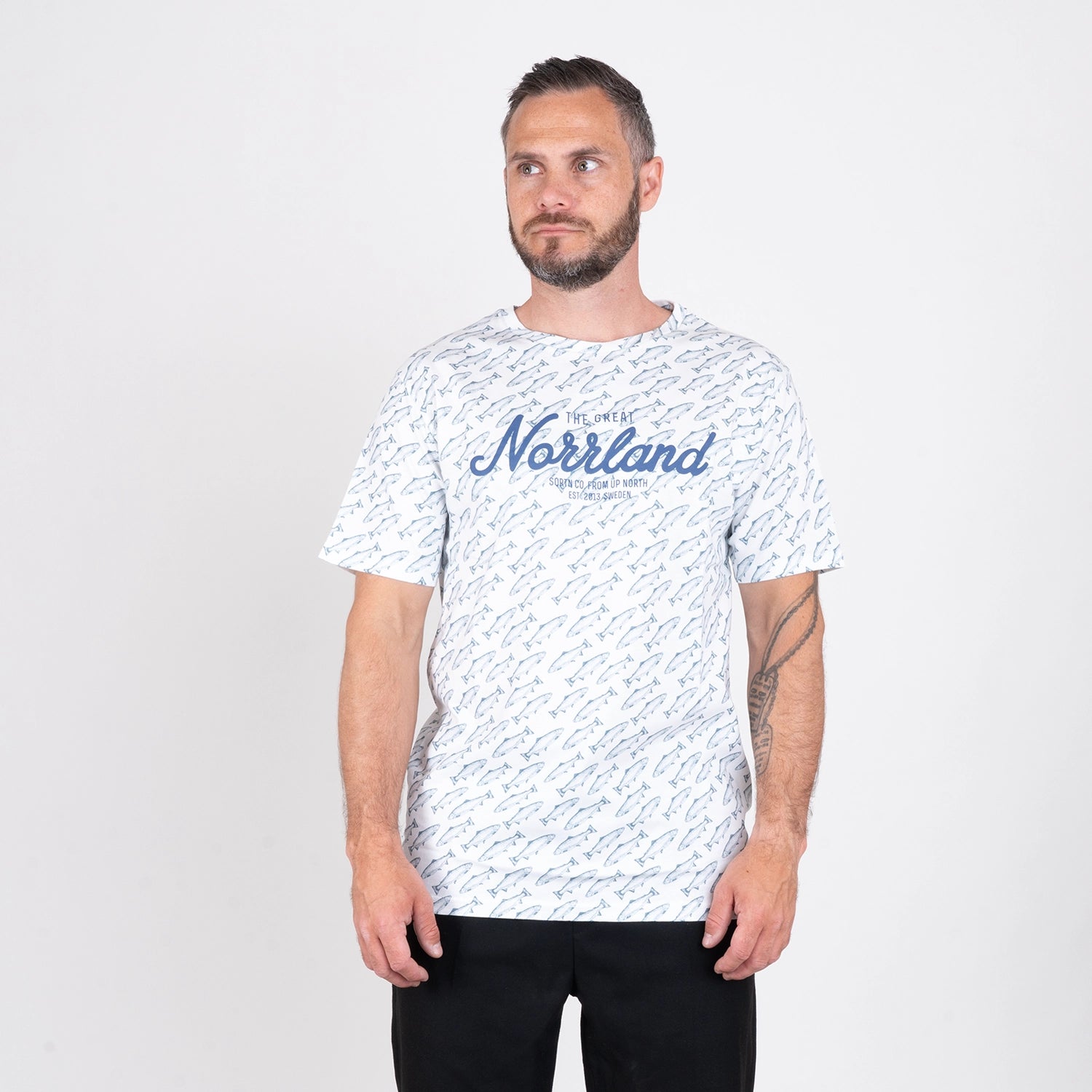 GREAT NORRLAND T-SHIRT - HAVSÖRING WHITE