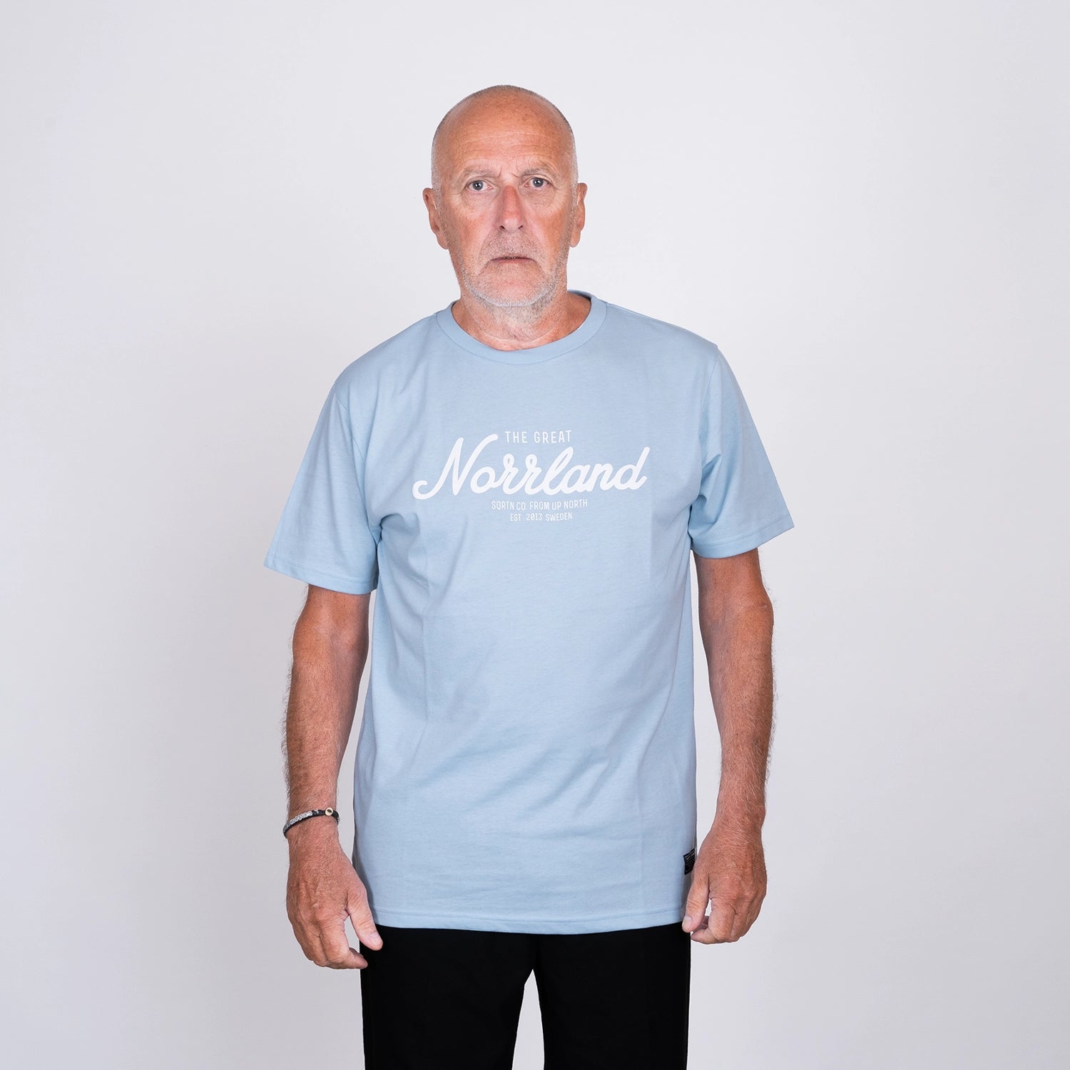 GREAT NORRLAND T-SHIRT - POWDER BLUE