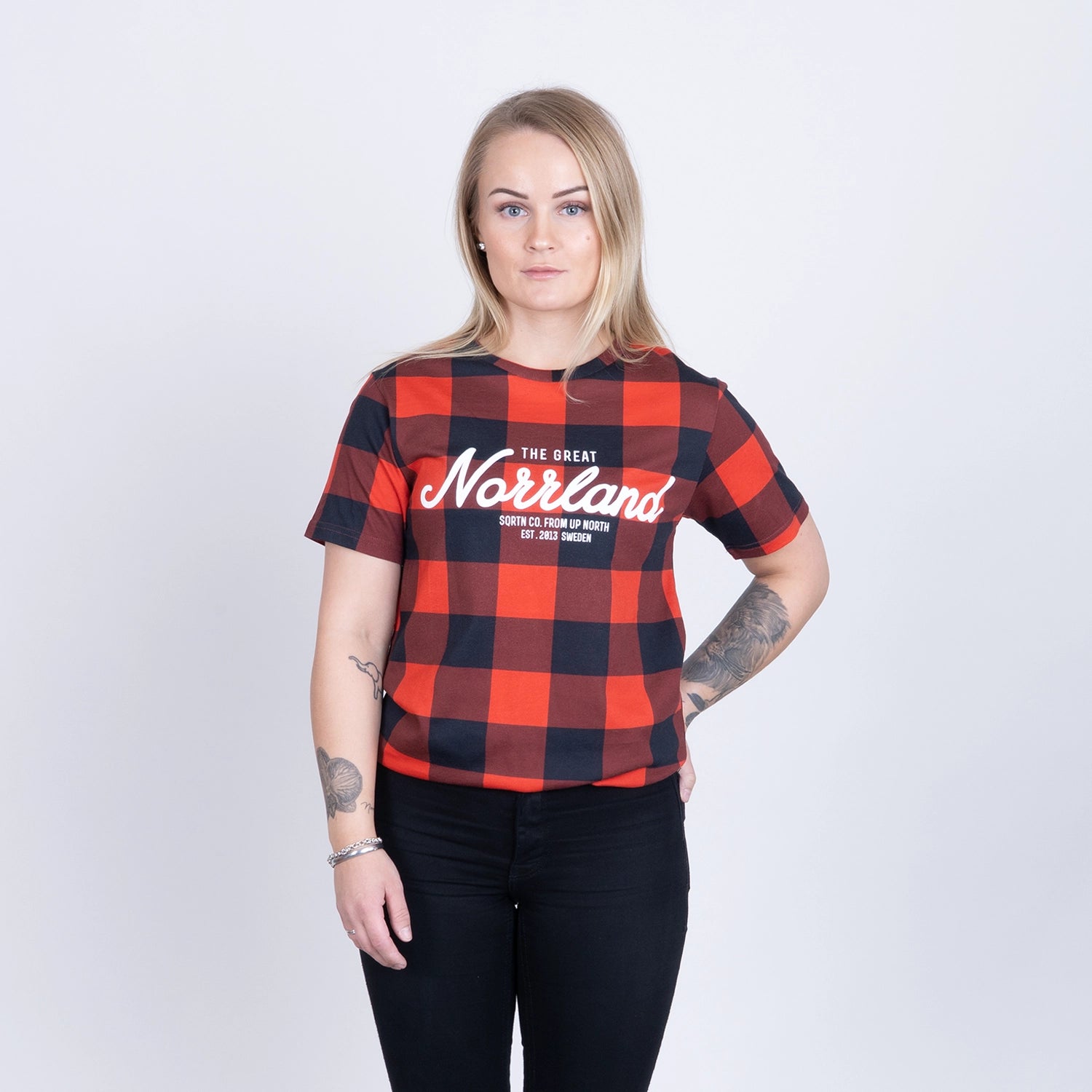 GREAT NORRLAND T-SHIRT - LUMBERJACK RED