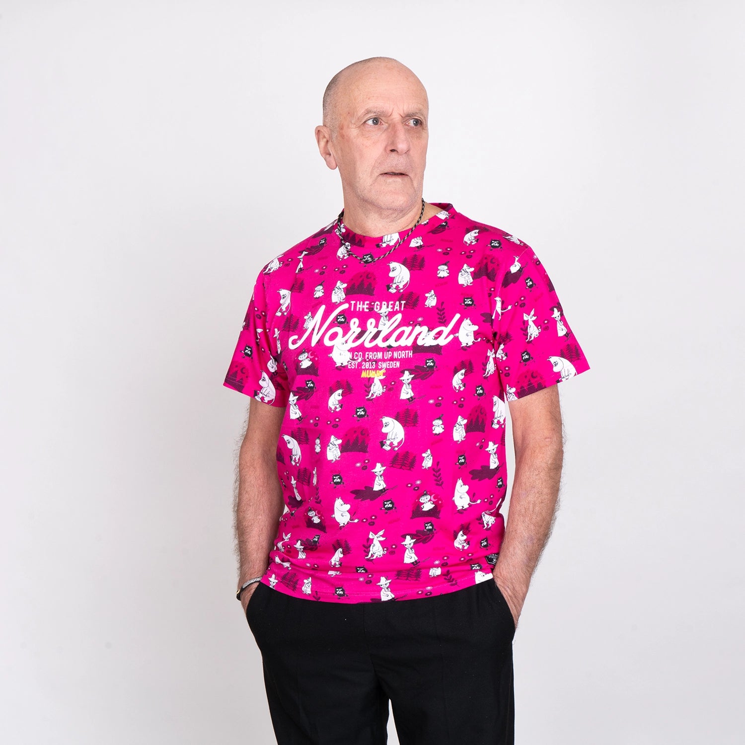 GREAT NORRLAND T-SHIRT - MUMIN HOT PINK