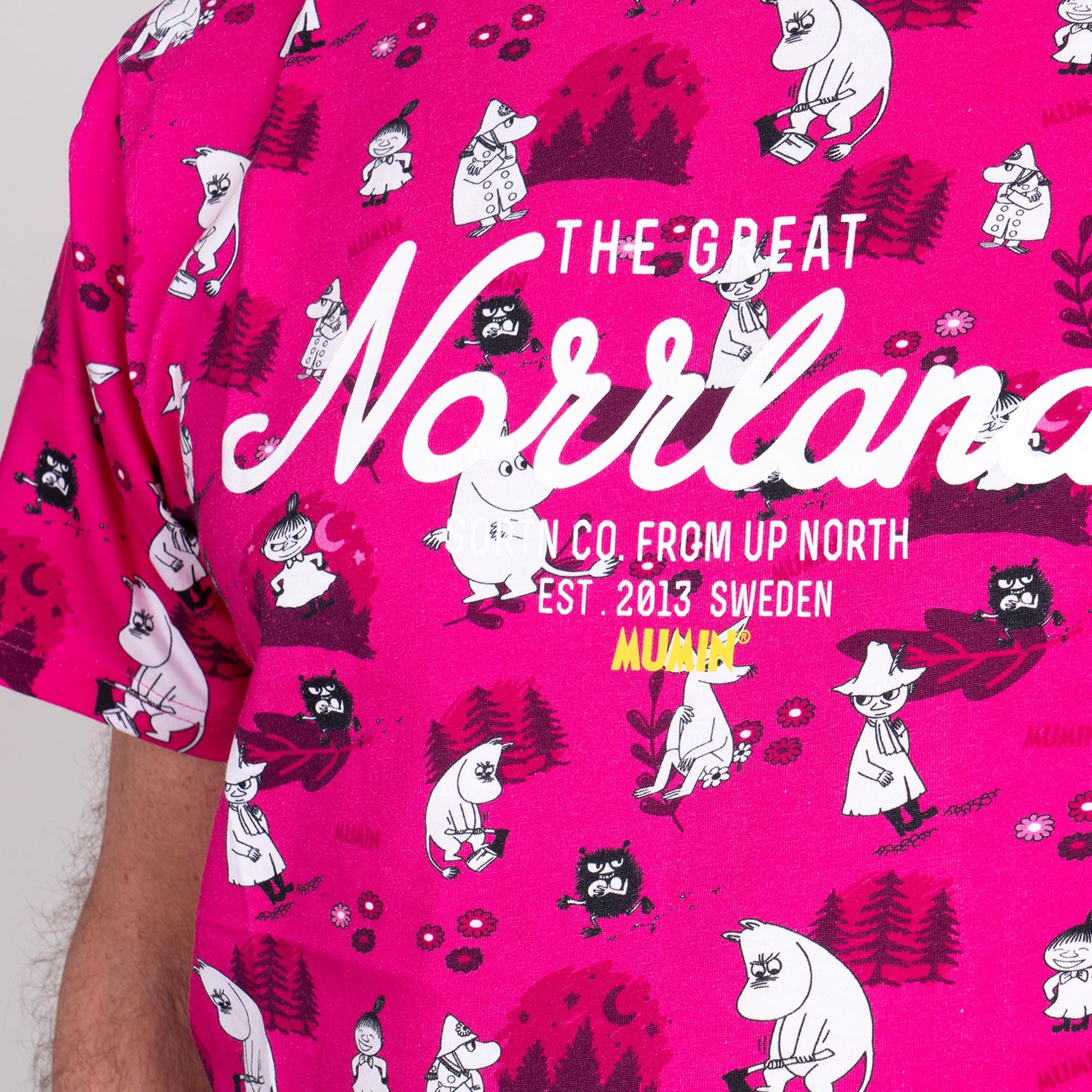 GREAT NORRLAND T-SHIRT - MUMIN HOT PINK