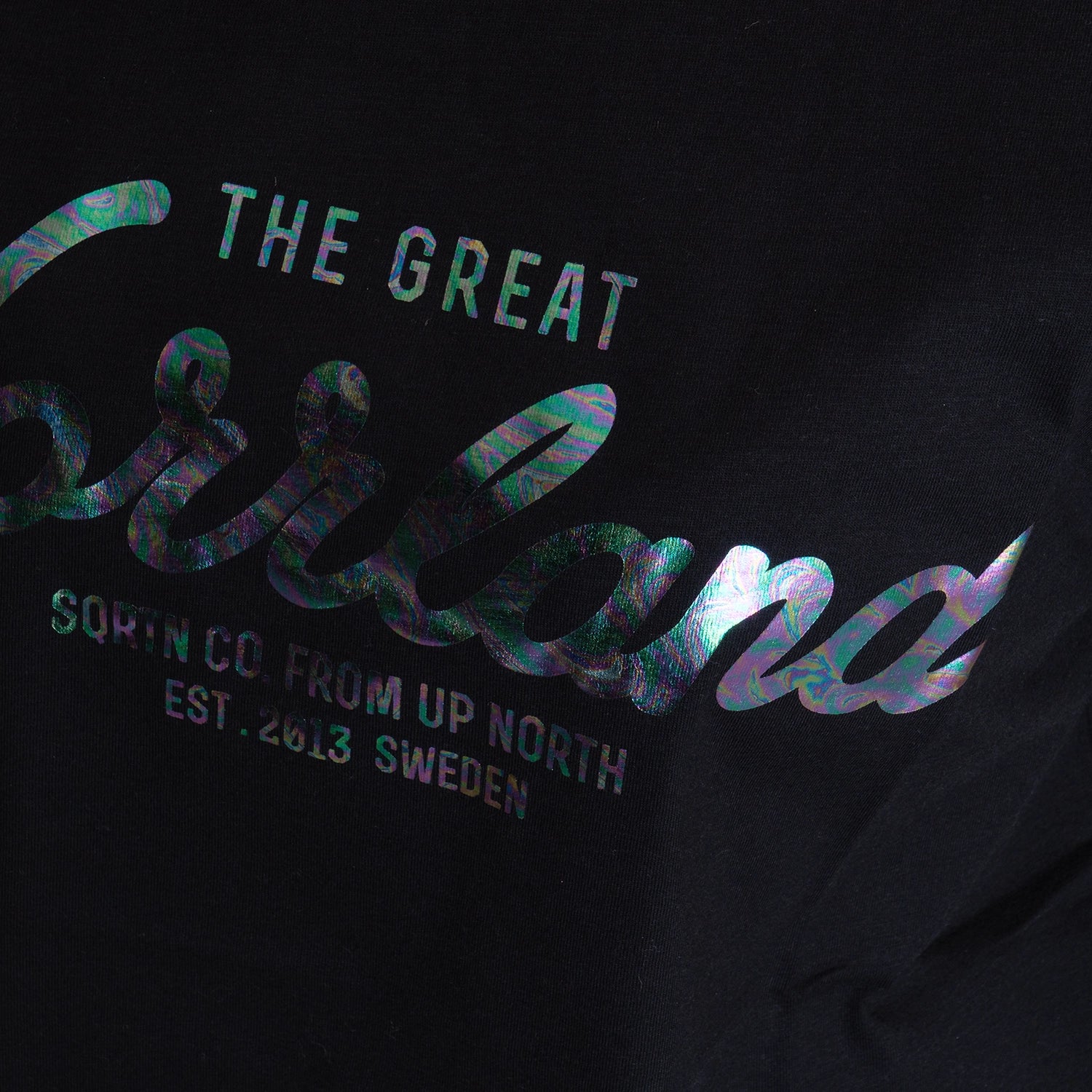 GREAT NORRLAND T-SHIRT - OIL BLACK