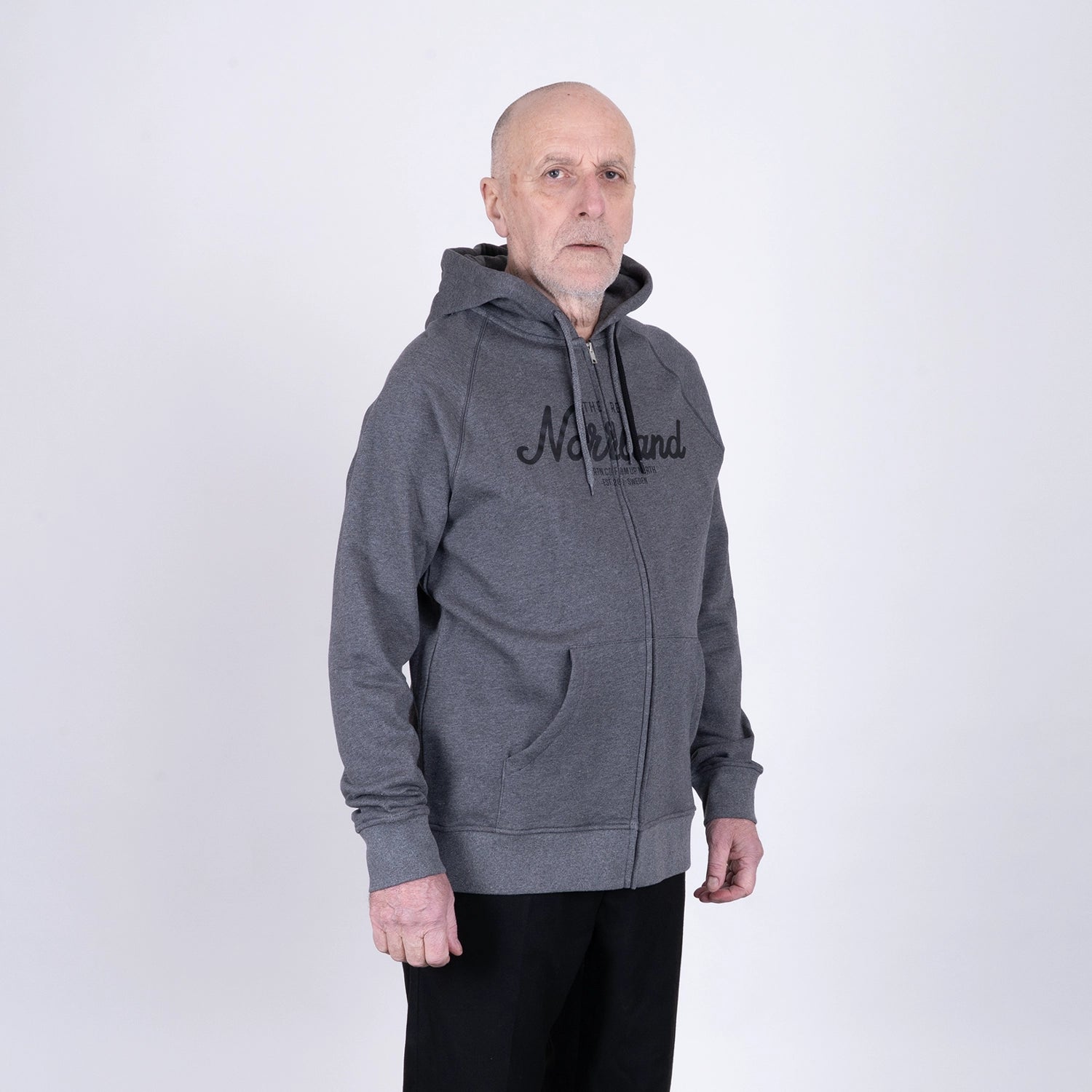GREAT NORRLAND ZIPHOODIE - CHARCOAL