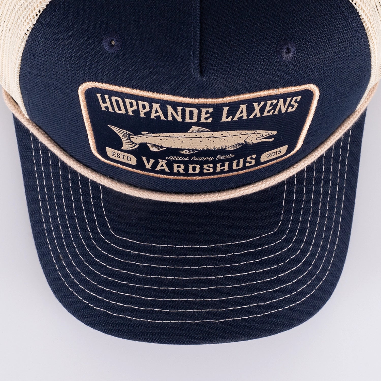 HOPPANDE LAXEN TRUCKER KEPS - NAVY
