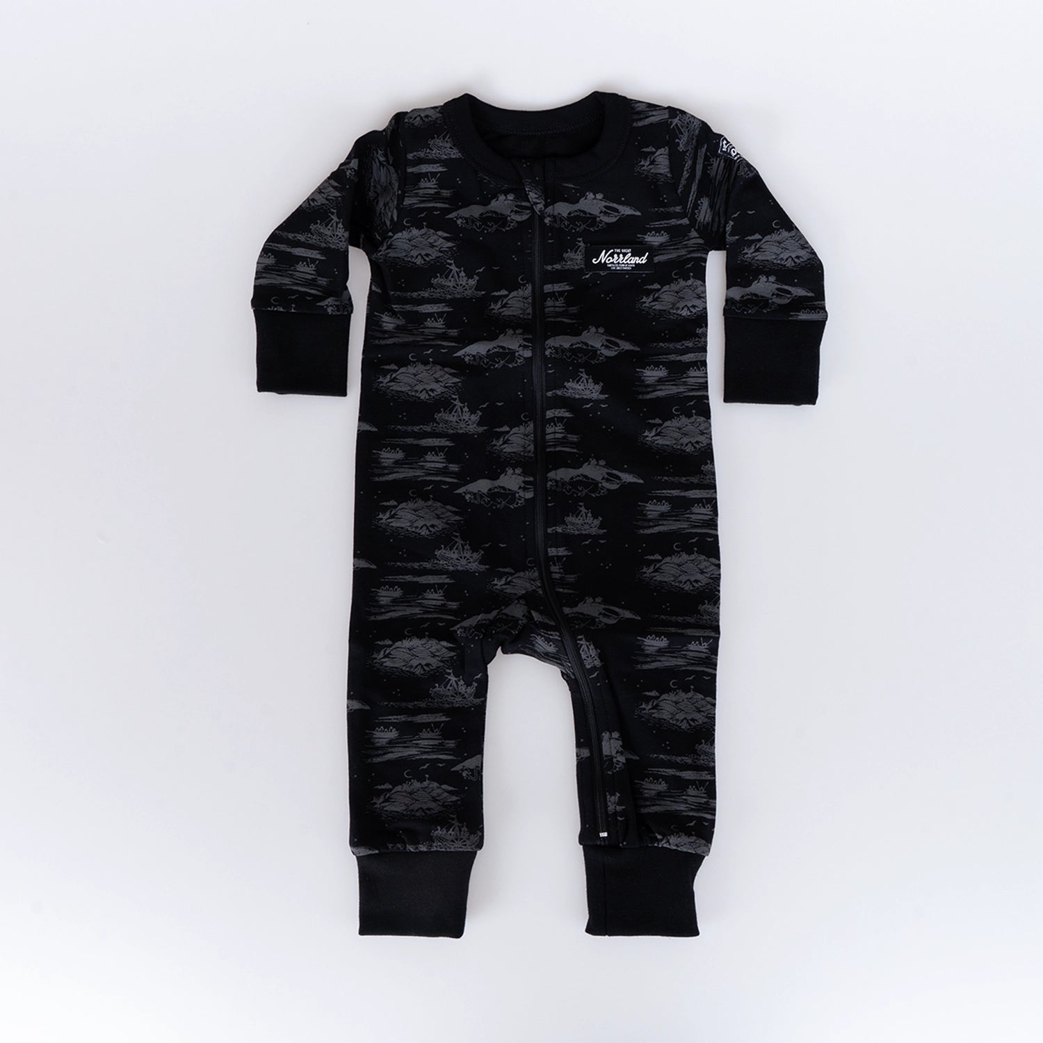 TGN SCRIPT JUMPSUIT - MUMIN GREY/BLACK