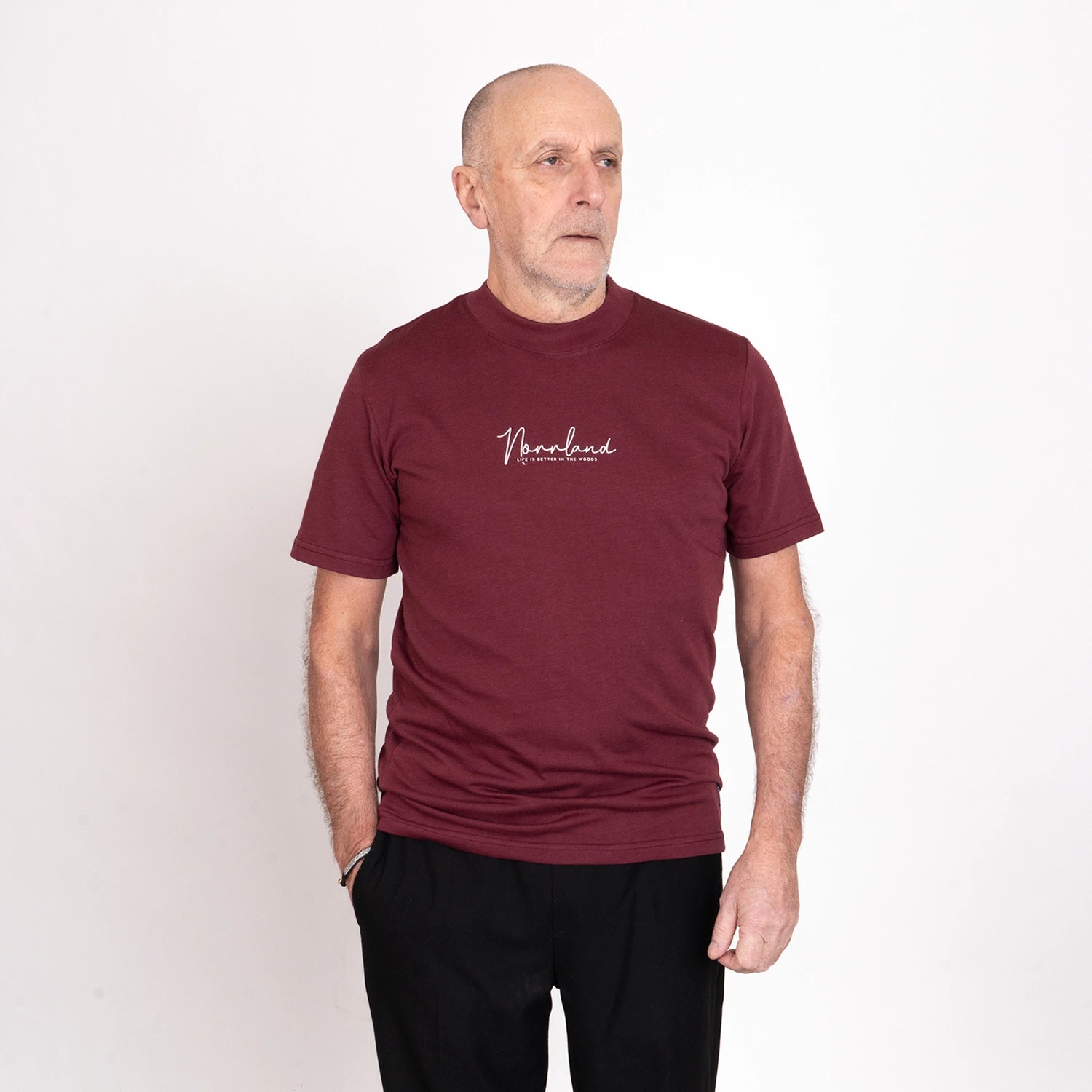 LIFE T-SHIRT - PORT WINE