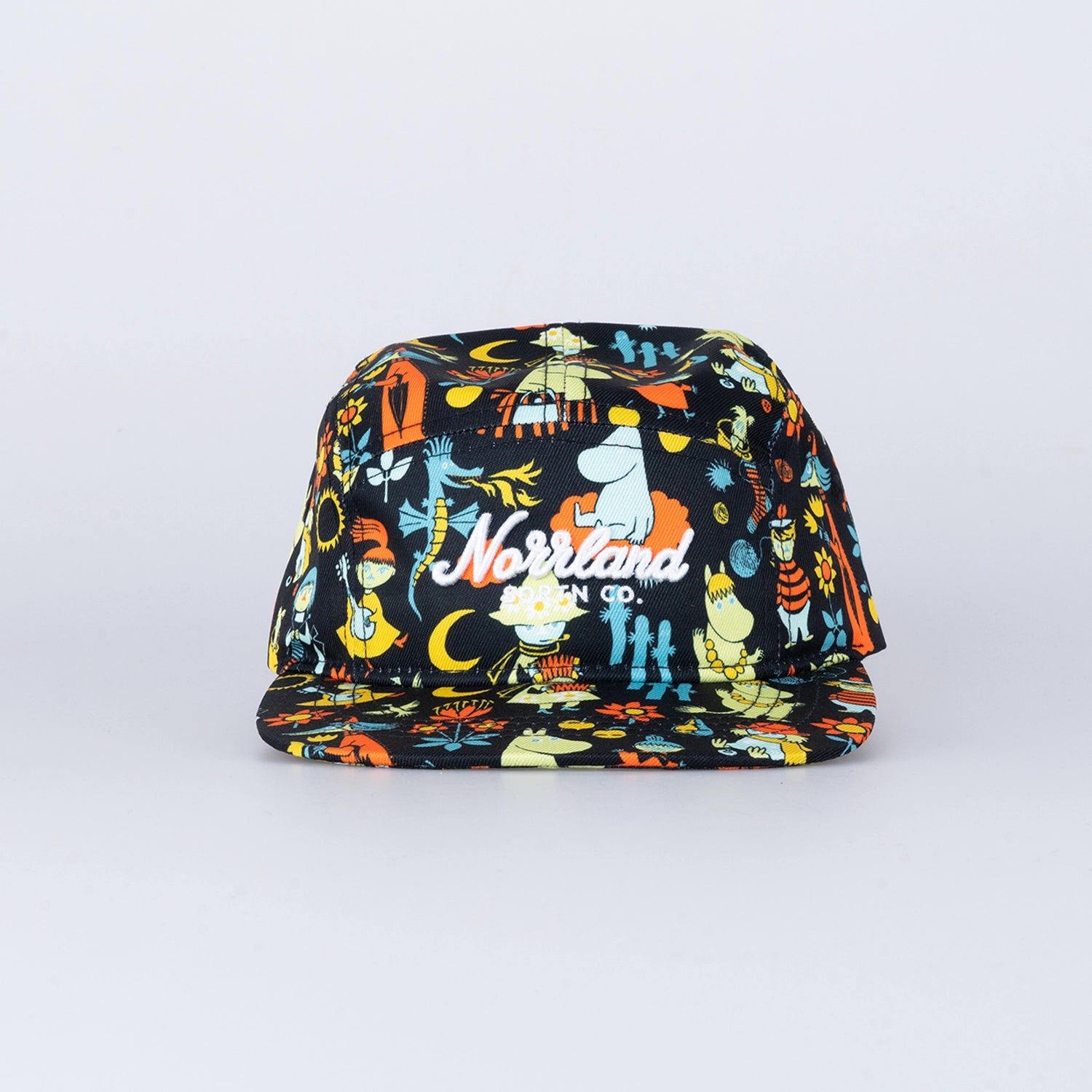 TGN SCRIPT KIDS 5-PANEL KEPS - MUMIN RETRO BLACK