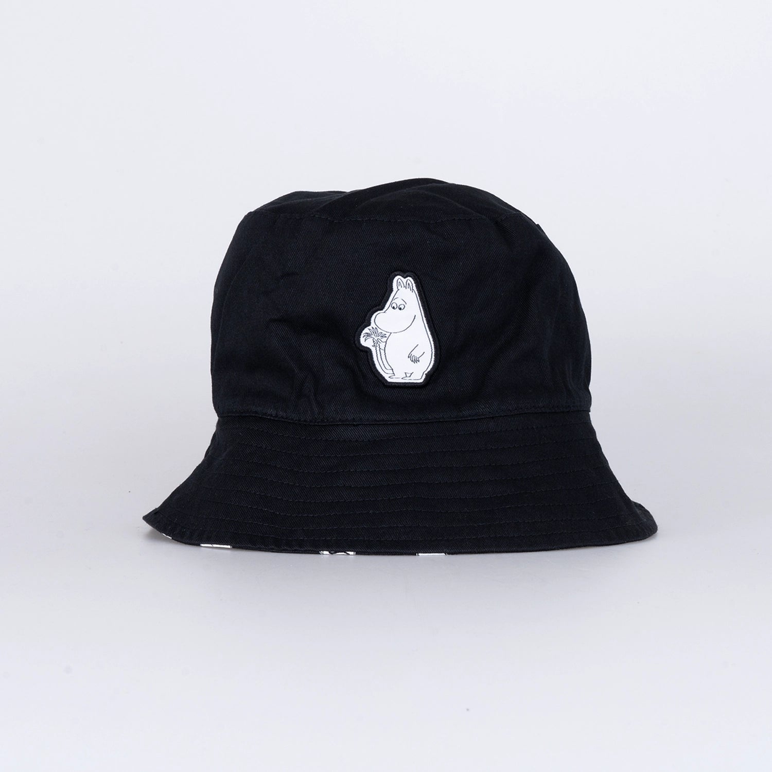 MUMIN BUCKET HAT - BLACK/WHITE