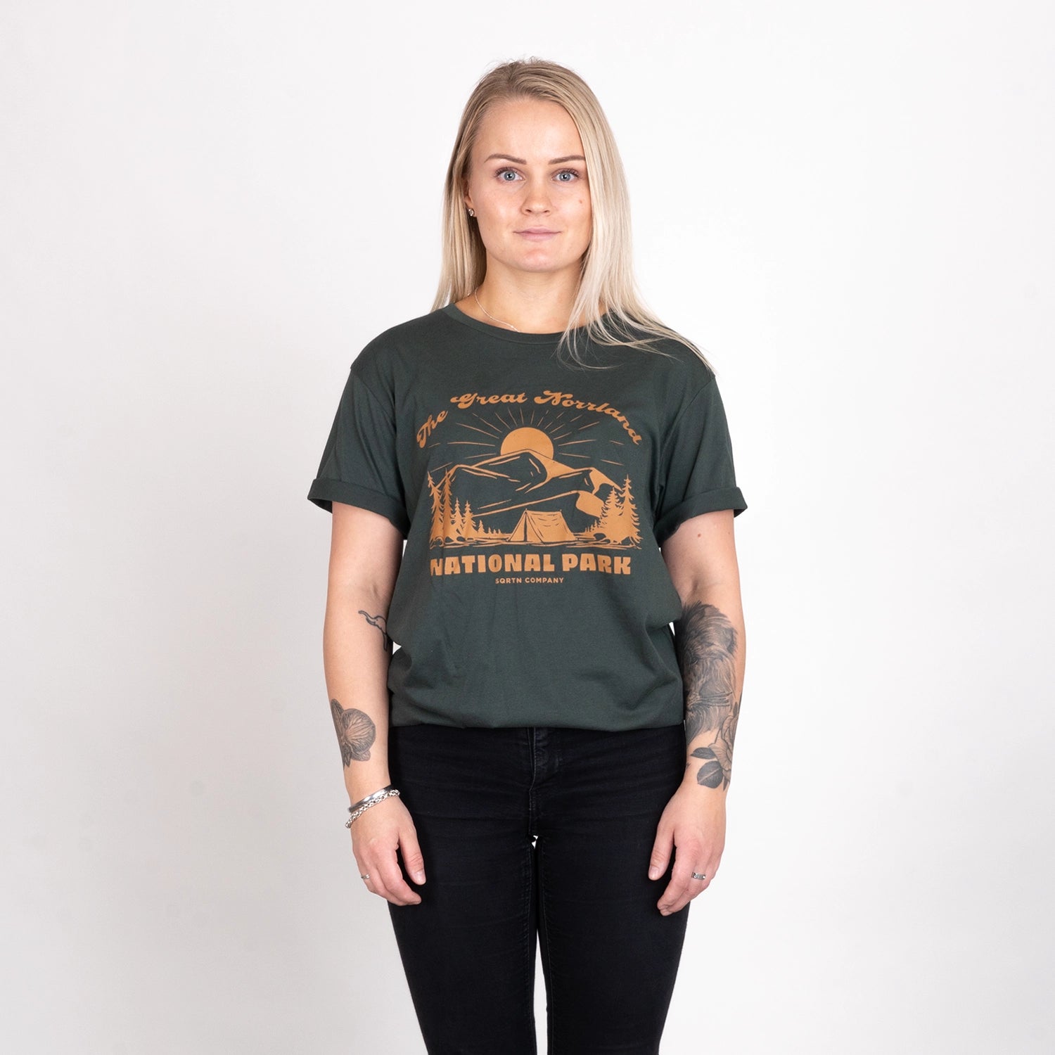 NATIONAL PARK T-SHIRT - DARK OLIVE