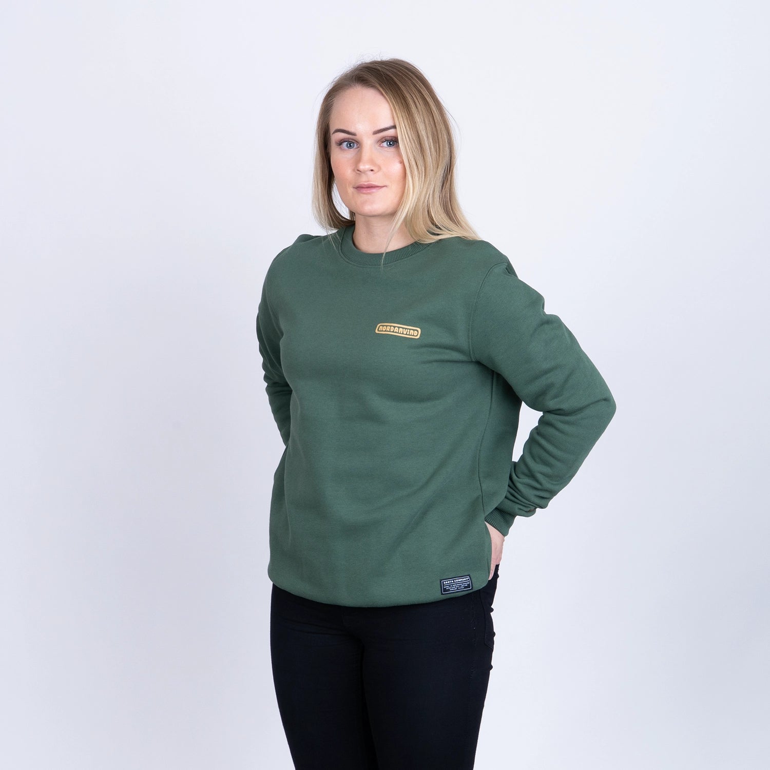 NORDANVIND 2 CREWNECK - FOREST GREEN