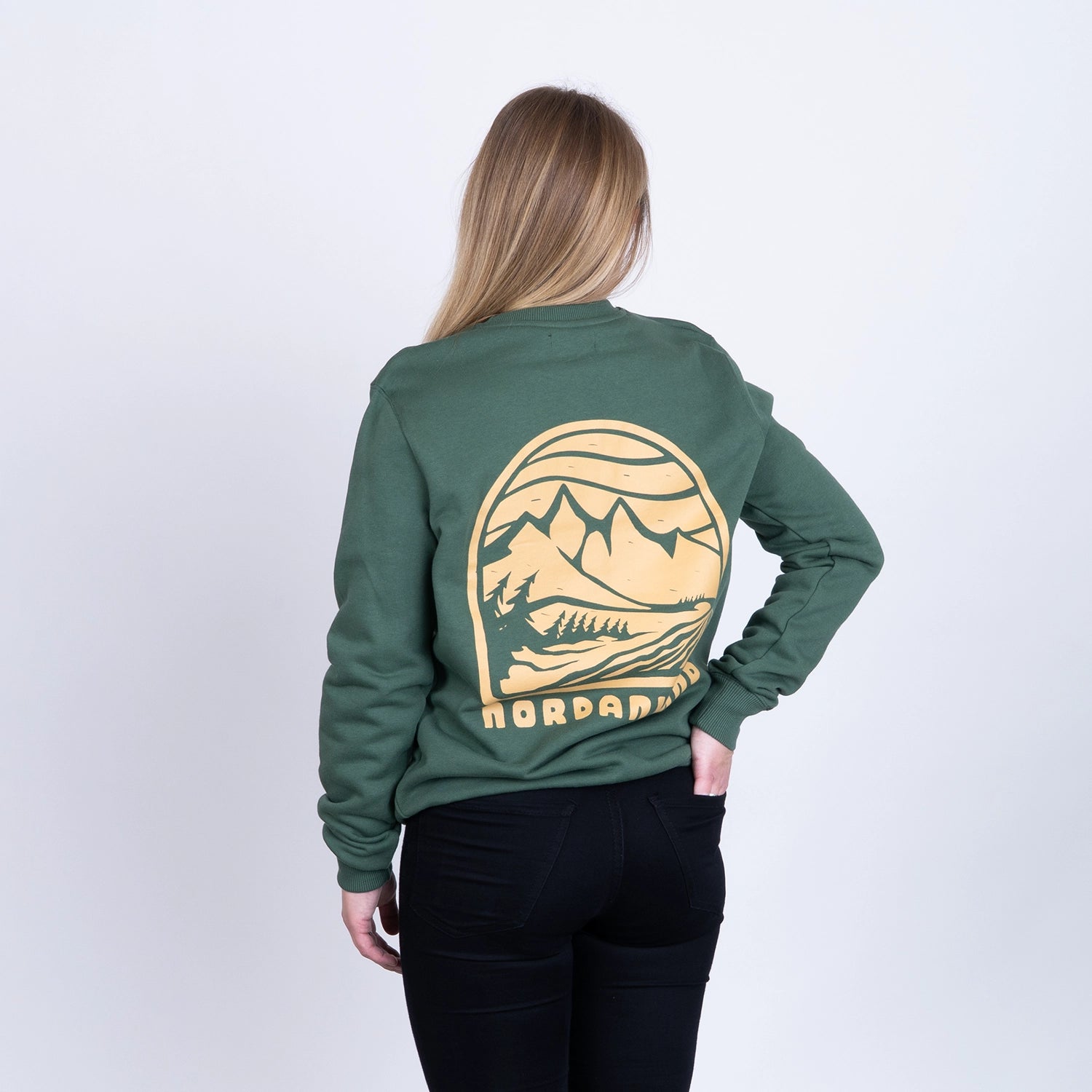NORDANVIND 2 CREWNECK - FOREST GREEN