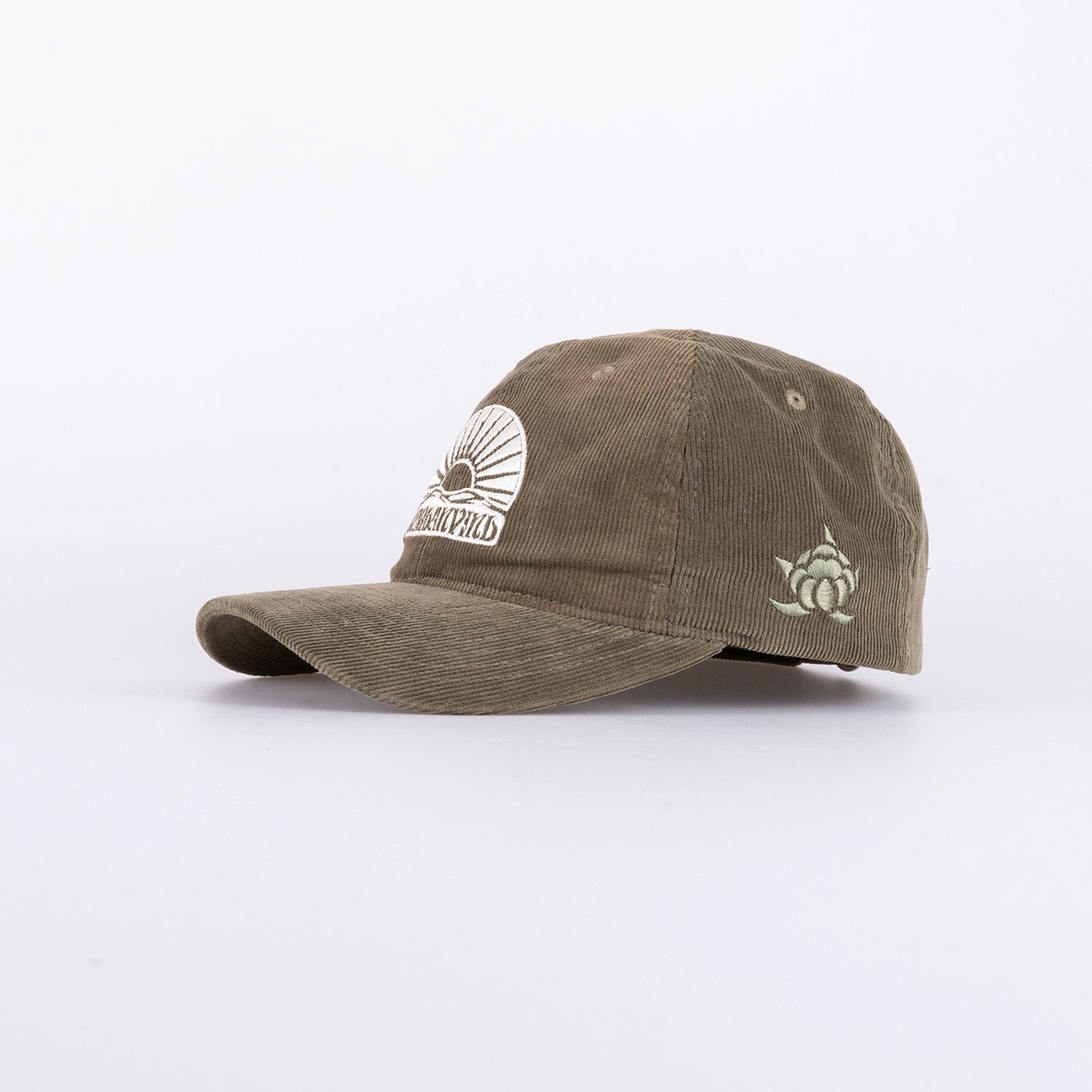 NORDAN EMBLEM DAD CAP - OLIVE CORDUROY