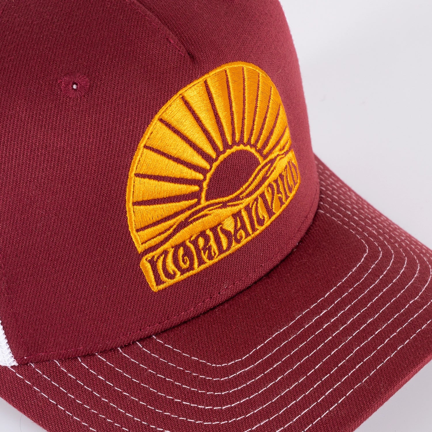 NORDAN EMBLEM TRUCKER KEPS - BURGUNDY