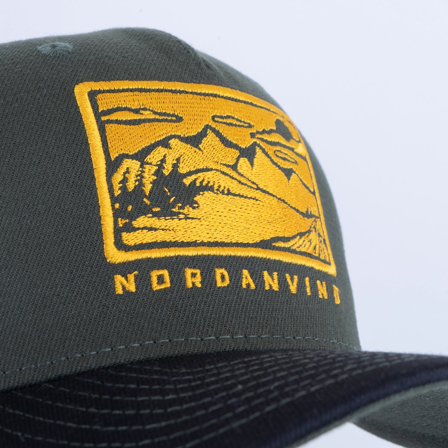NORDANVIND JUNIOR TRUCKER KEPS - OLIVE