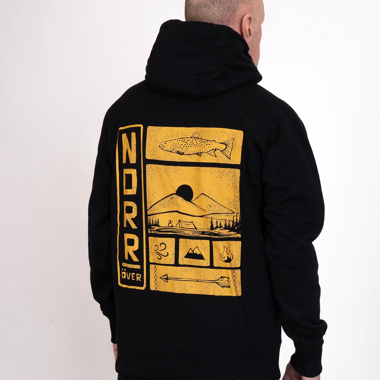 NORRÖVER 2 HOODIE - BLACK