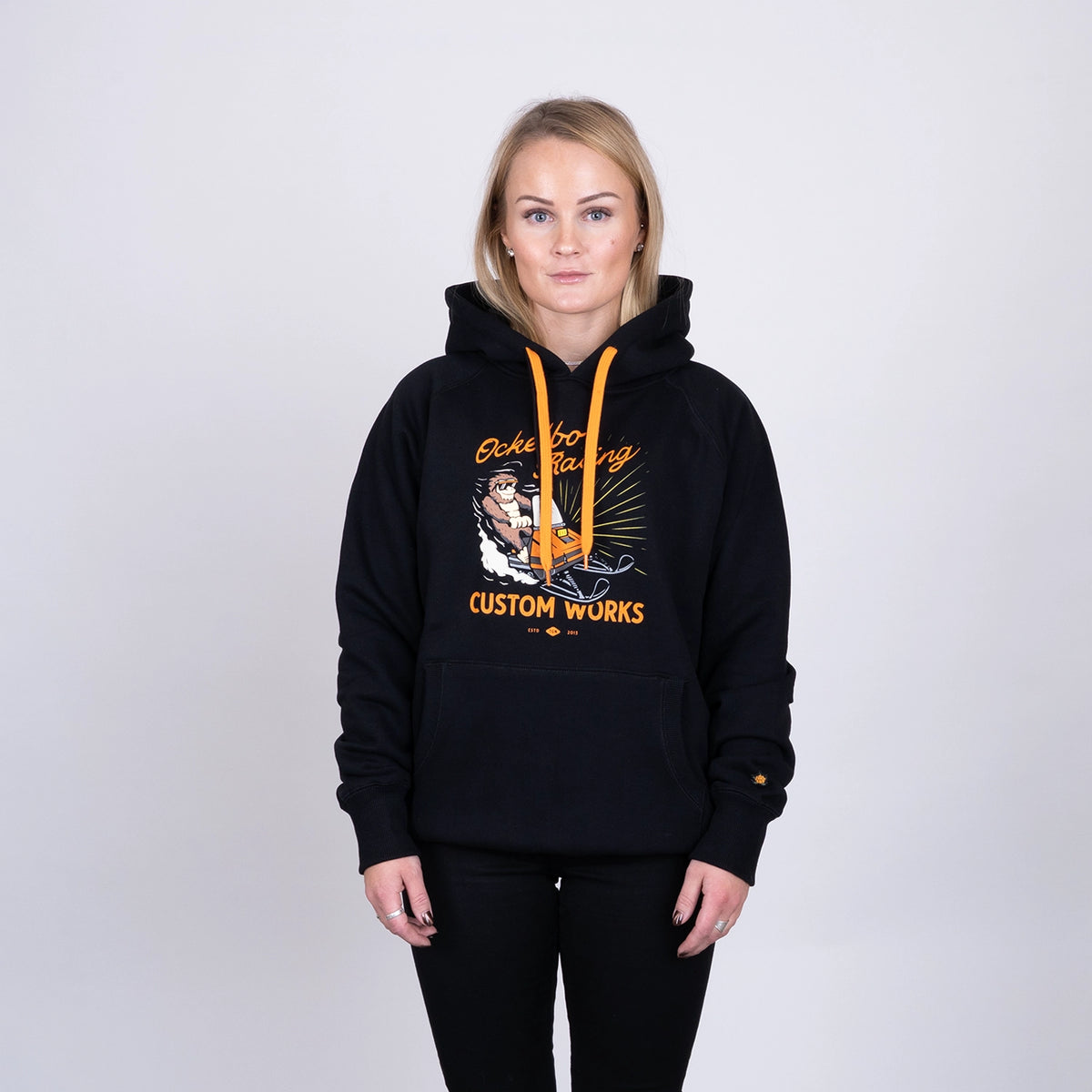 OCKELBO RACING HOODIE - BLACK