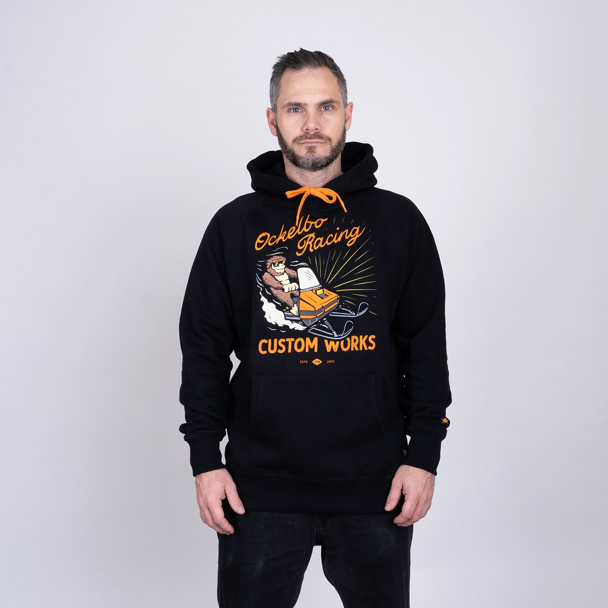 OCKELBO RACING HOODIE - BLACK