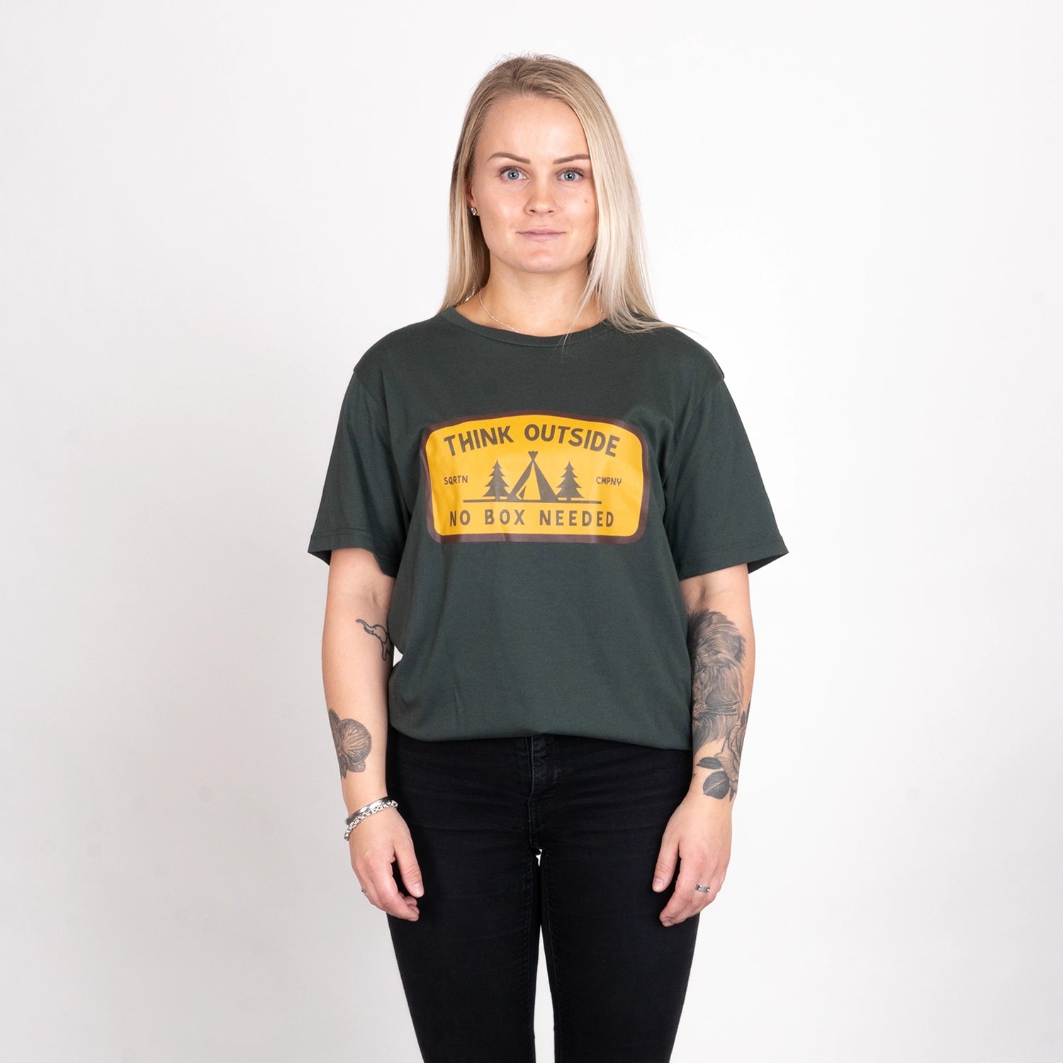 OUTSIDE T-SHIRT - DARK OLIVE