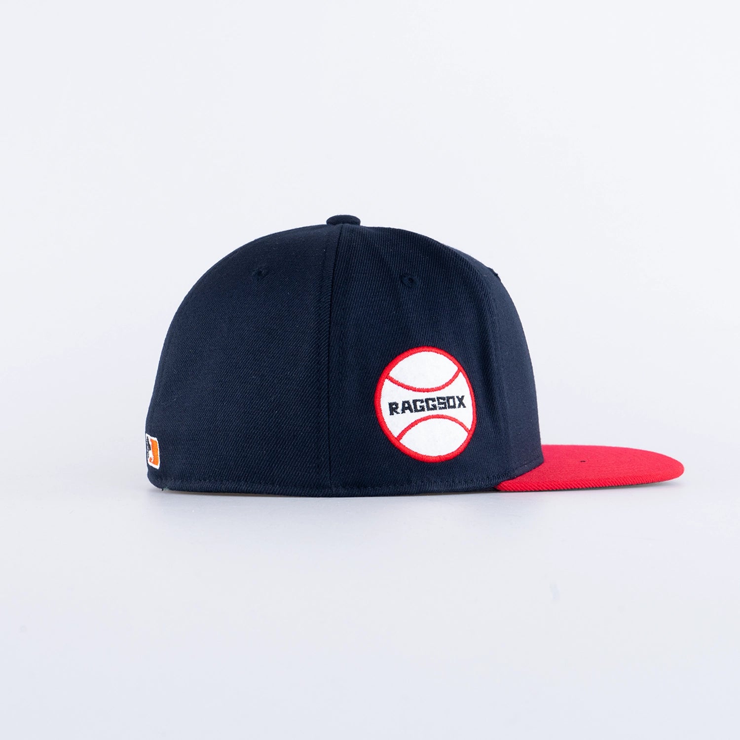 RAGGSOX FITTED KEPS - NAVY / RED