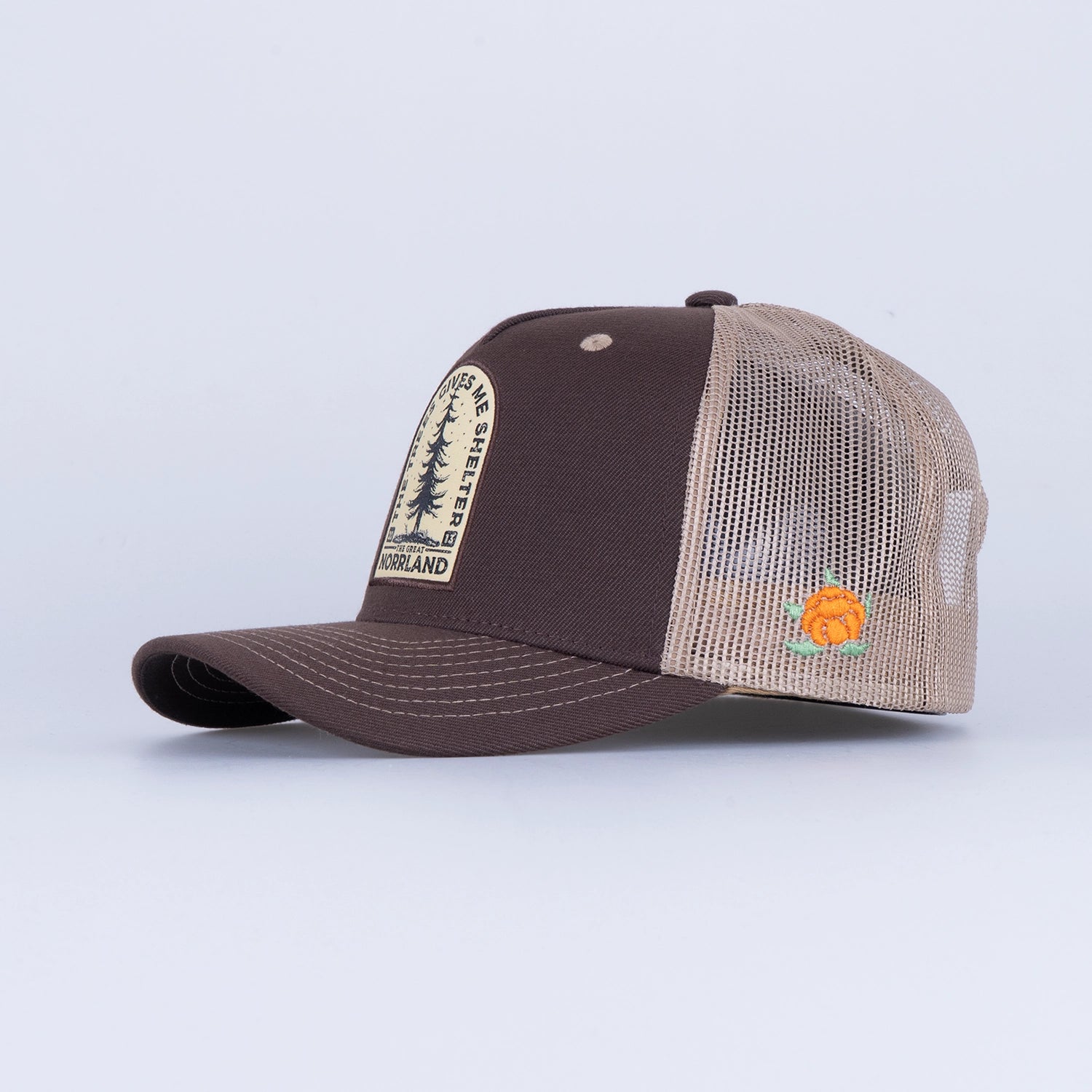 SHELTER TRUCKER KEPS - HOOKED BROWN