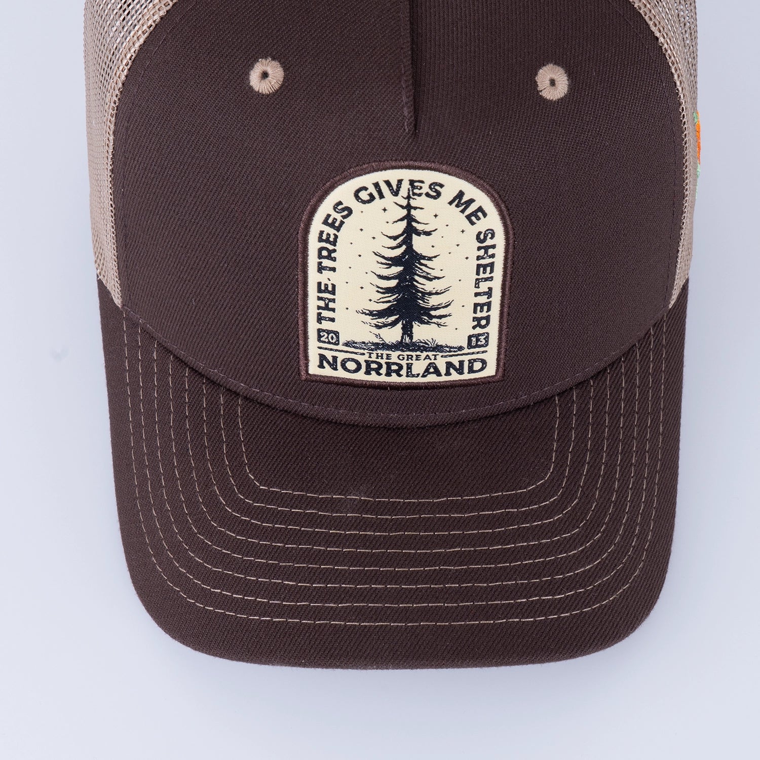 SHELTER TRUCKER KEPS - HOOKED BROWN