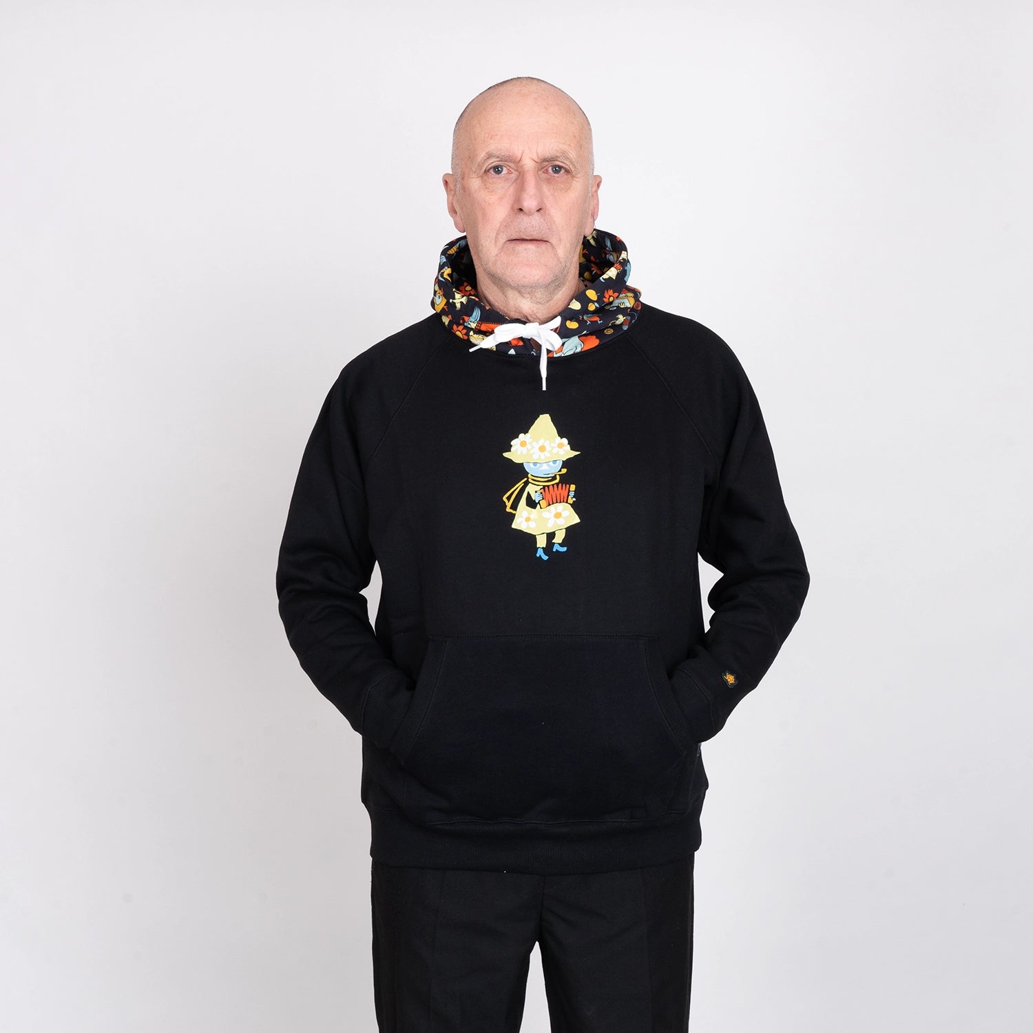 SNUFKIN HOODIE - MUMIN BLACK