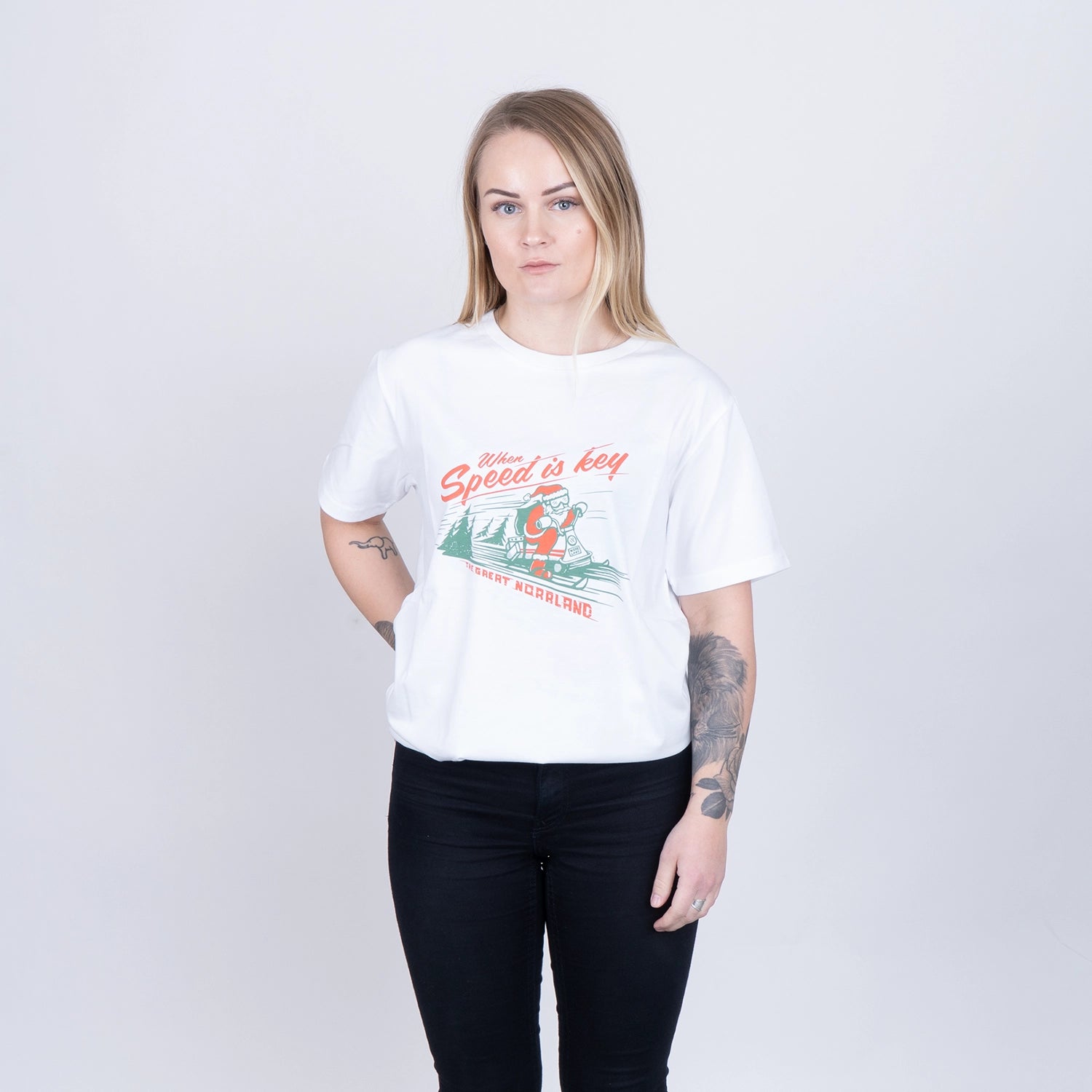 SPEED IS KEY T-SHIRT - WHITE