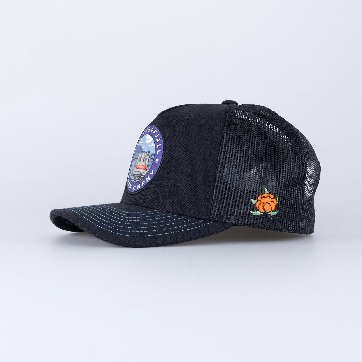 TEGE TRUCKER CAP - HOOKED BLACK