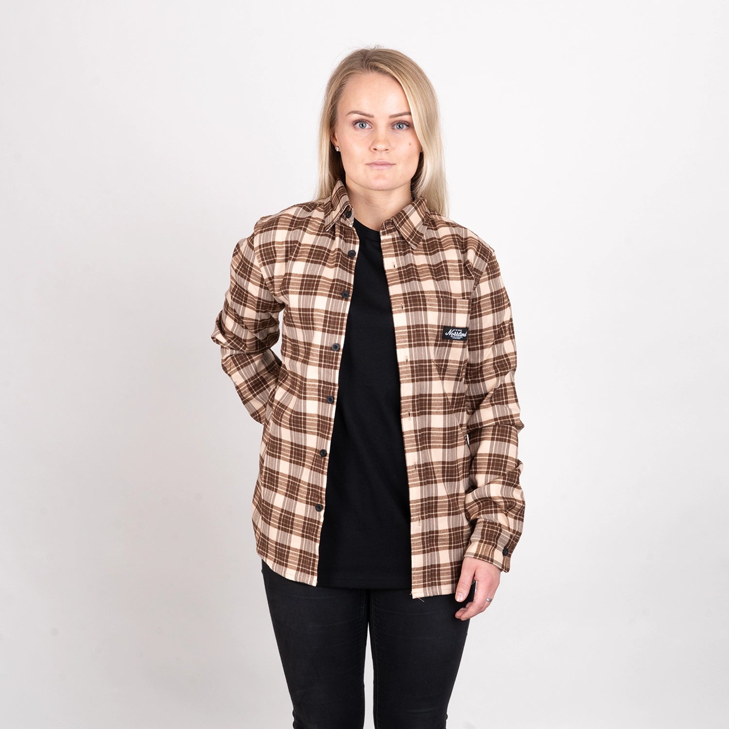 TGN PATCH FLANELL SHIRT - SAND