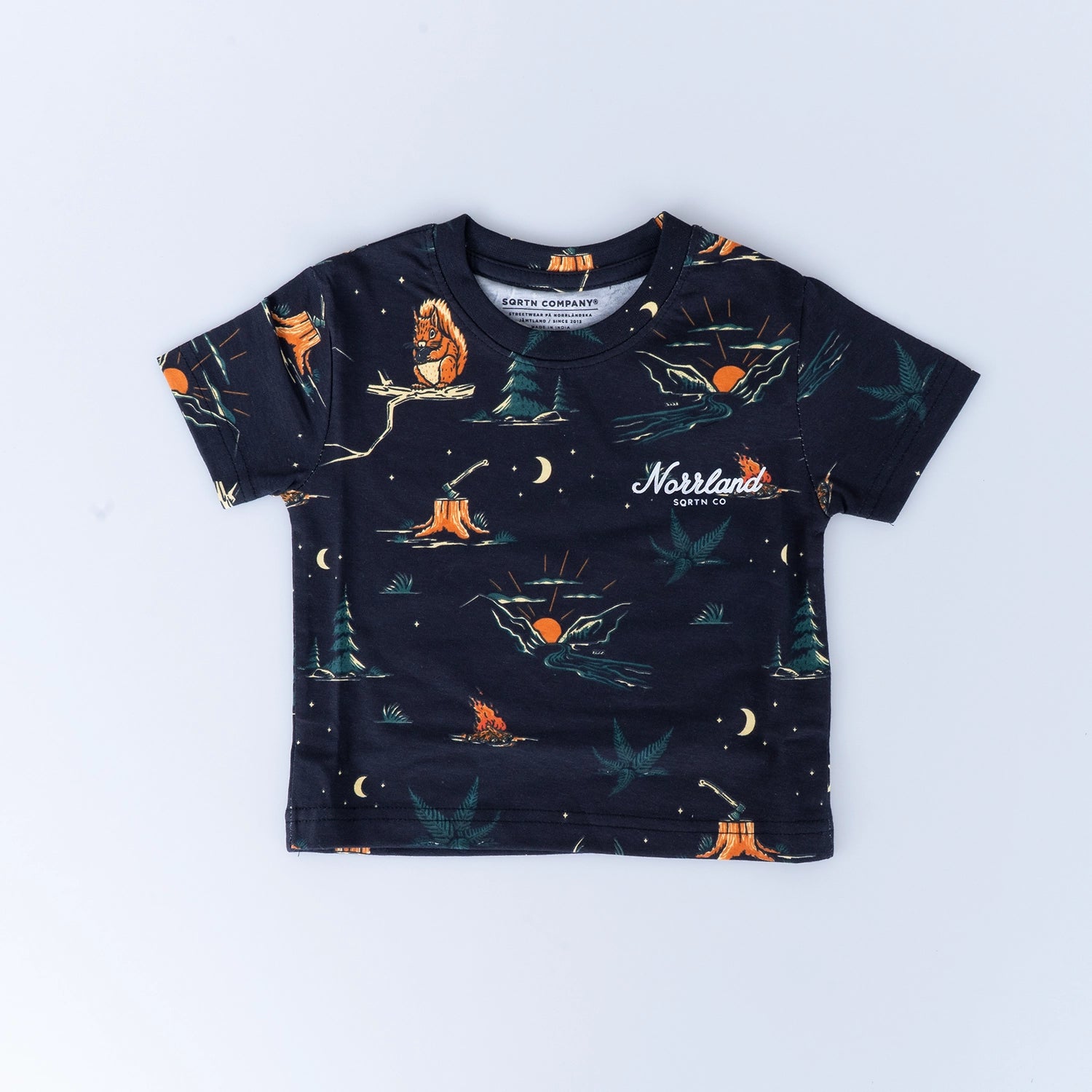 TGN SCRIPT KIDS T-SHIRT - TIMBER BLACK