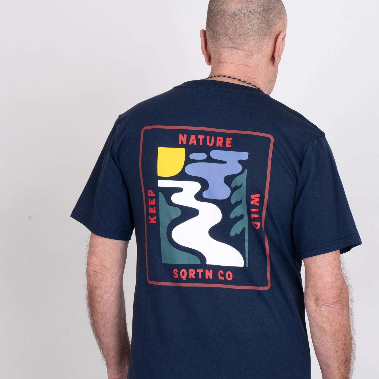WILD NATURE T-SHIRT - DARK NAVY