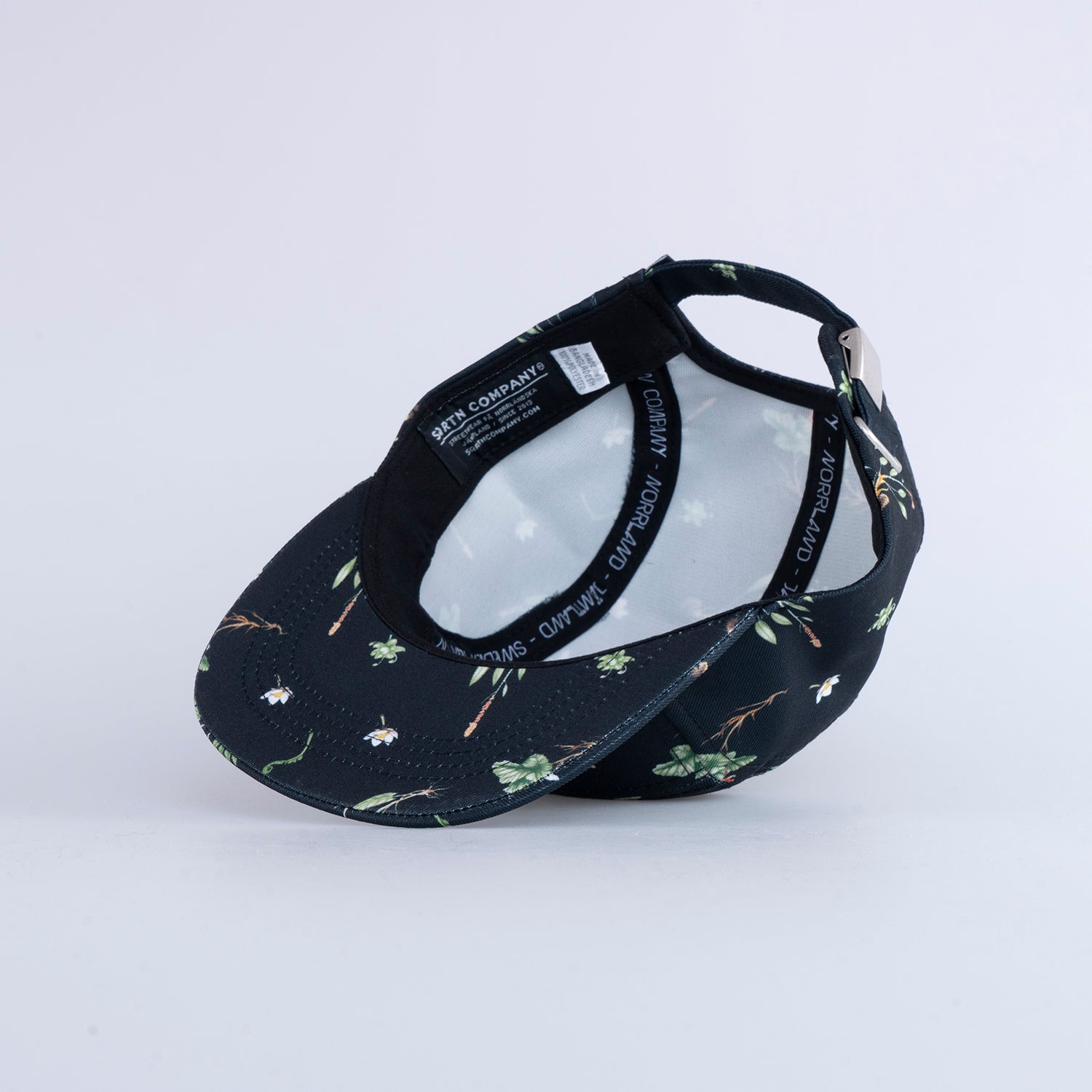 KIDS 5-PANEL KEPS - PLANTS BLACK